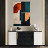 Abstract 1779 Canvas Art 60 x 40 cm / Stretched on hidden frame