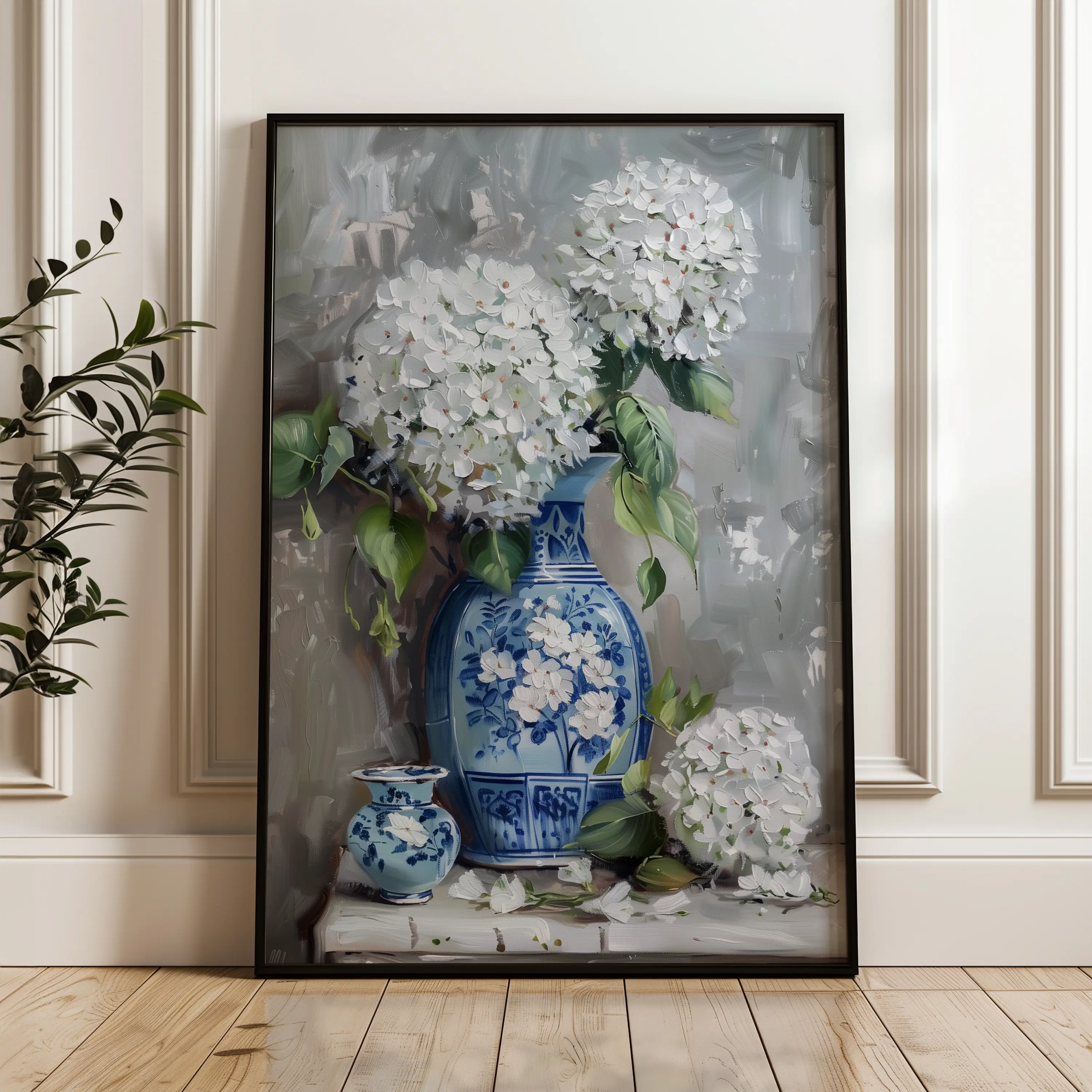 Floral Canvas Wall Art WAD178-F 90 x 60 cm / Stretched on hidden frame