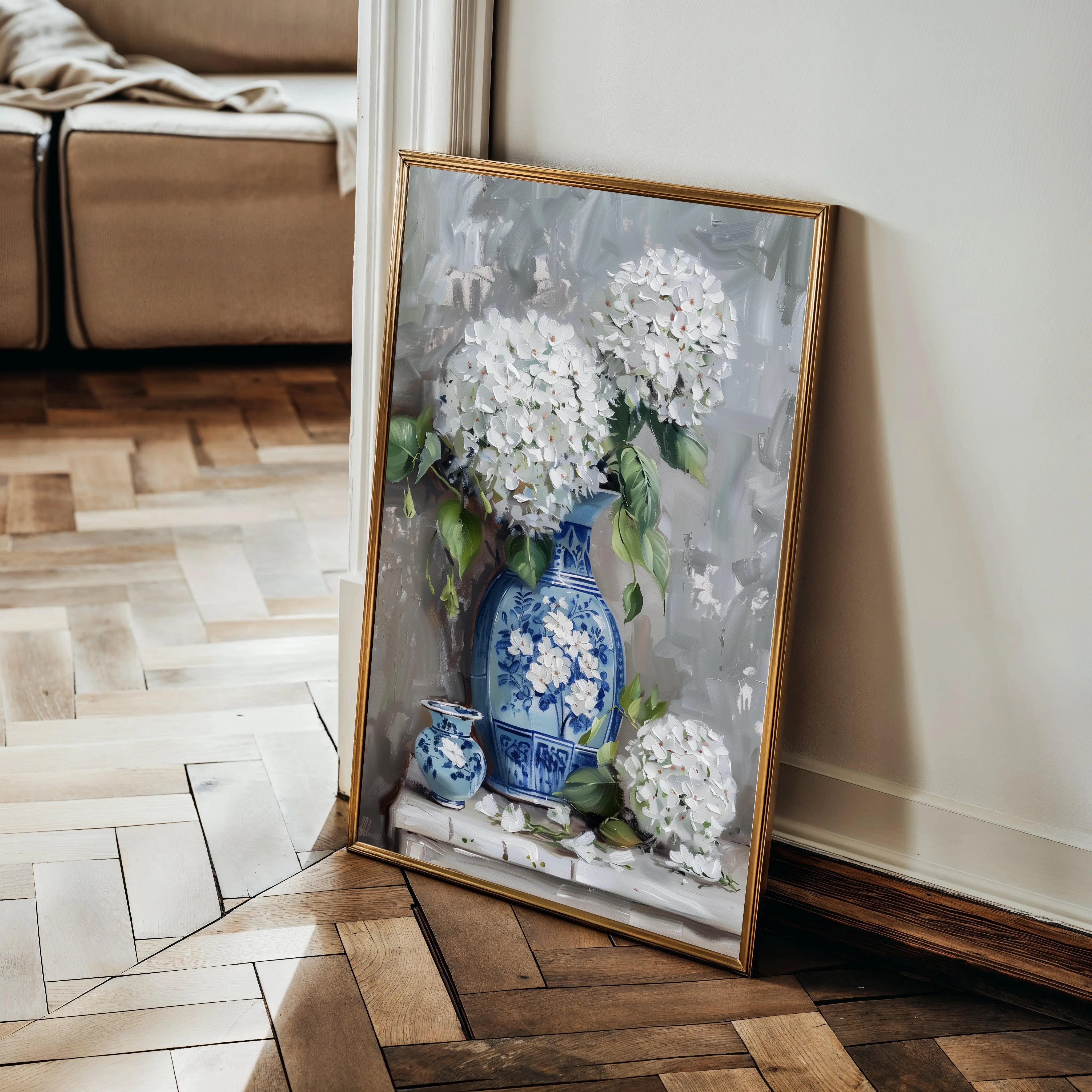 Floral Canvas Wall Art WAD178-F 90 x 60 cm / Stretched on hidden frame