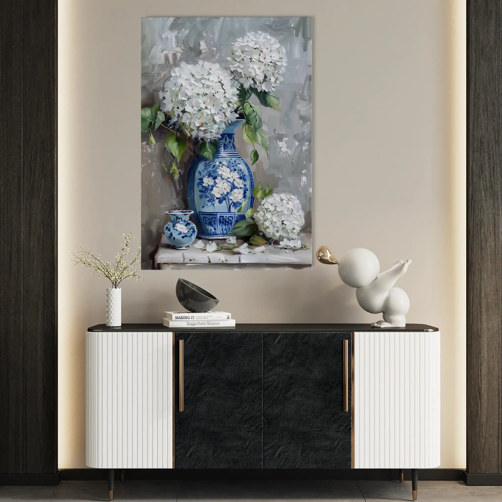 Floral Canvas Wall Art WAD178-F 90 x 60 cm / Stretched on hidden frame