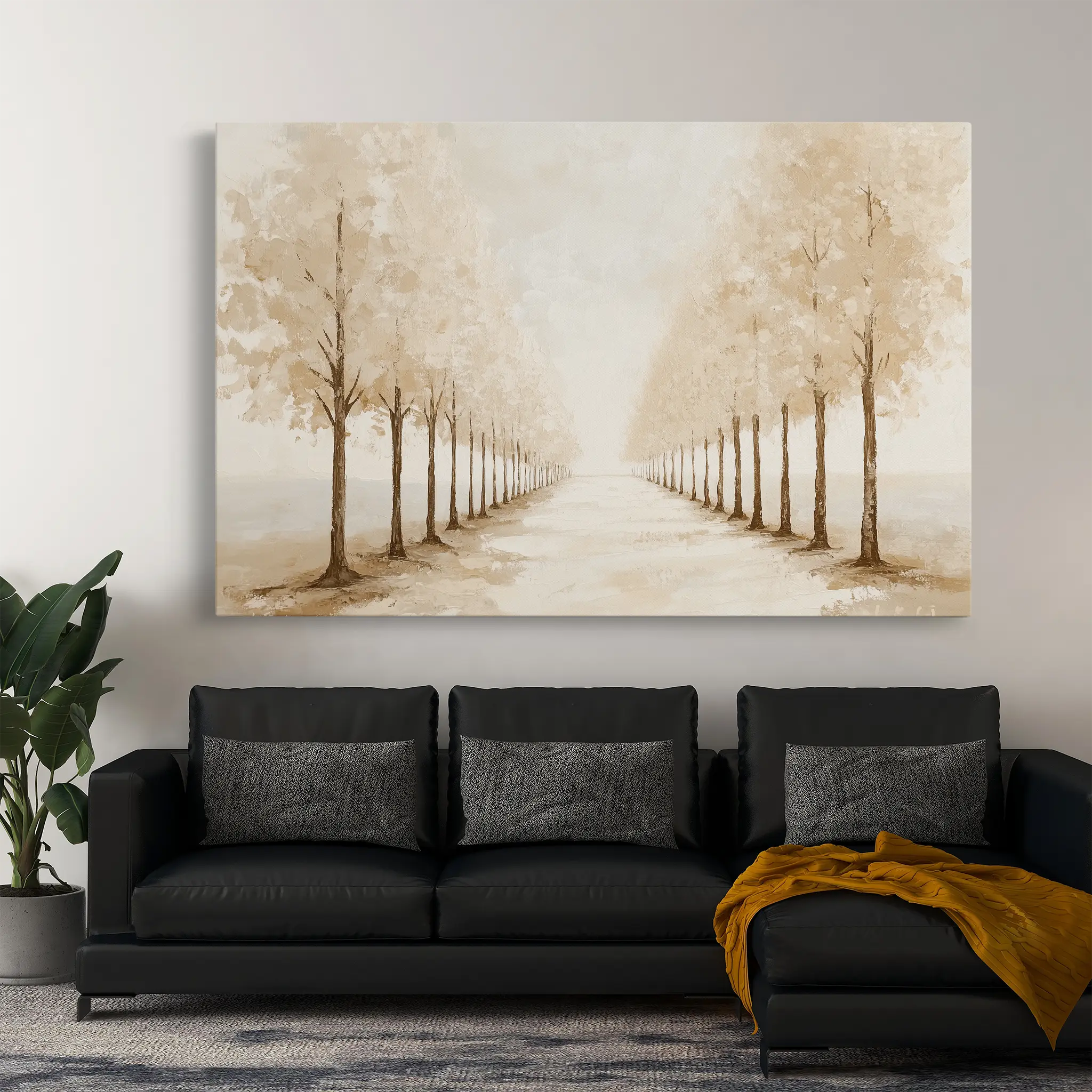 Landscape Canvas Wall Art WAD178-L 90 x 60 cm / Stretched on hidden frame