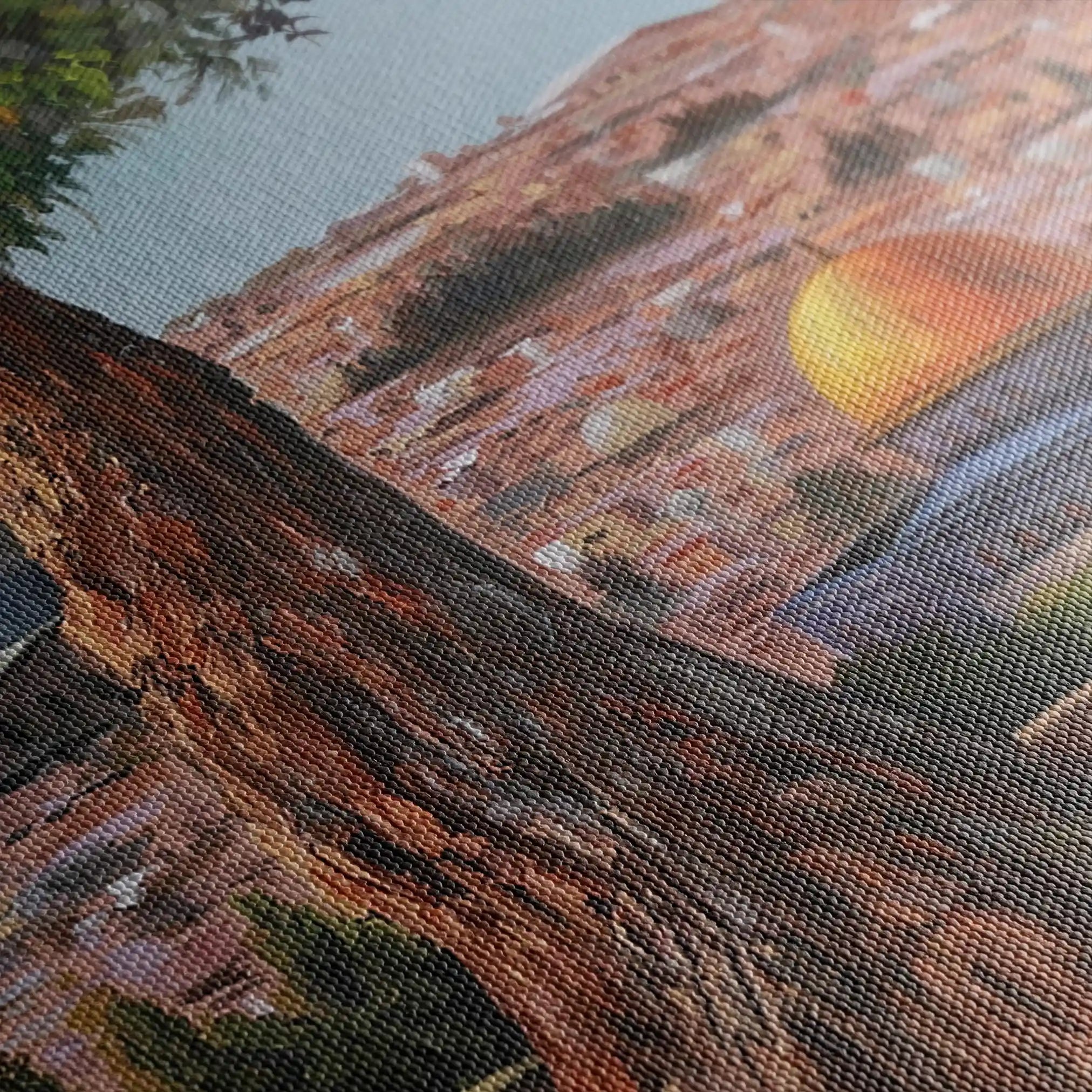 Palestine 178 Canvas Art 60 x 40 cm / Stretched on hidden frame