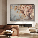 Portrait 178 Canvas Art 90 x 60 cm / Stretched on hidden frame
