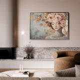 Portrait 178 Canvas Art 90 x 60 cm / Stretched on hidden frame