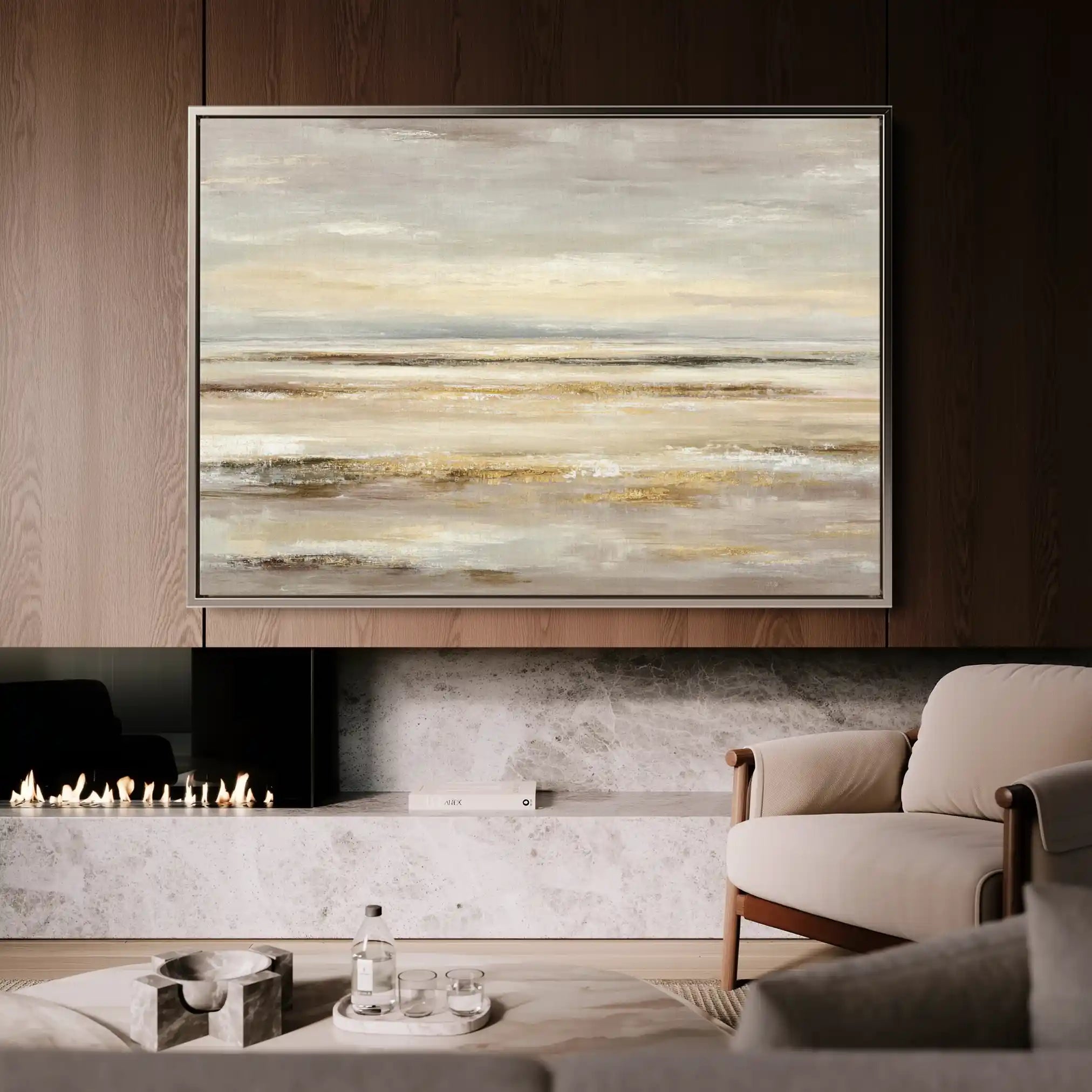 Abstract 1780 Canvas Art 60 x 40 cm / Stretched on hidden frame