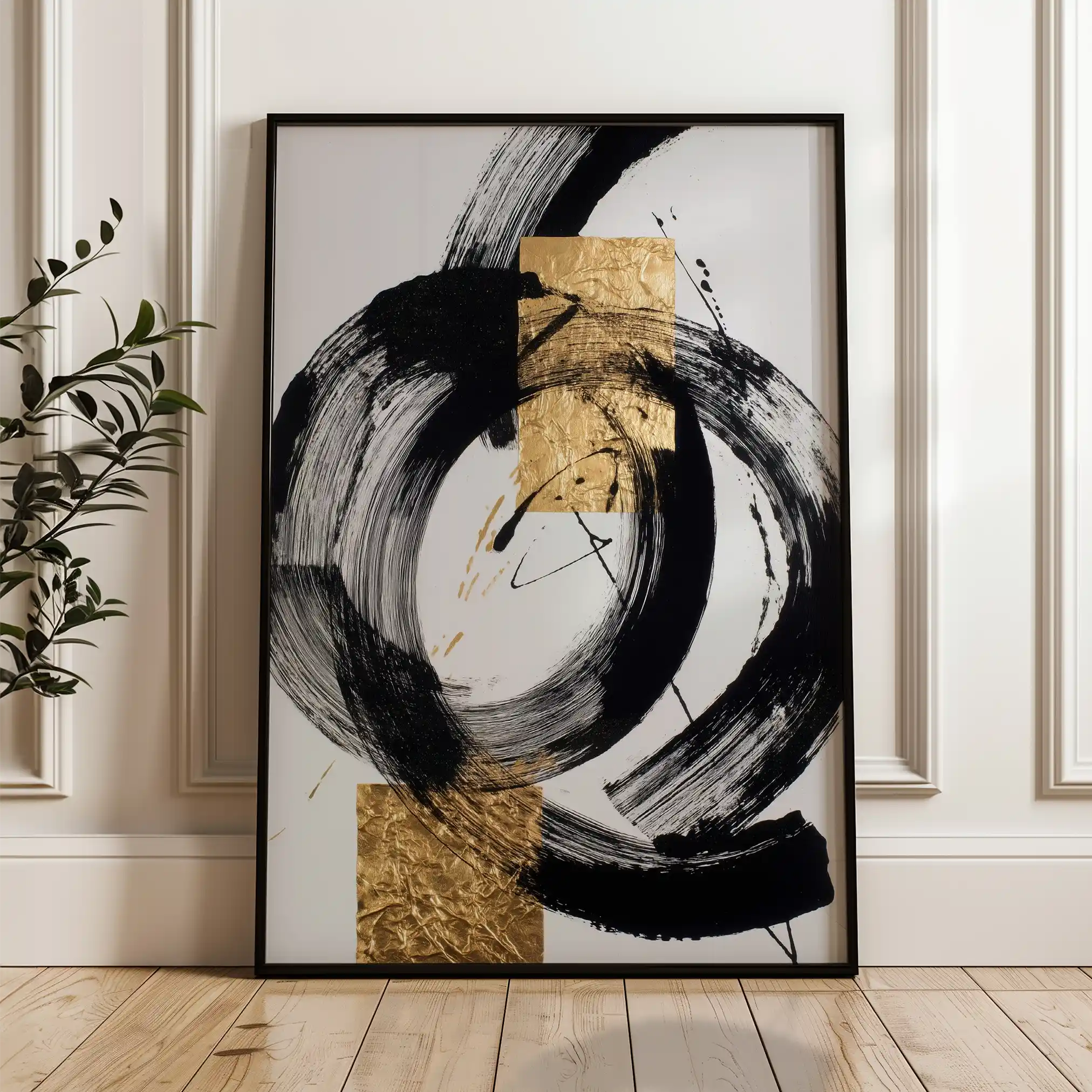 Abstract 1784 Canvas Art 60 x 40 cm / Stretched on hidden frame