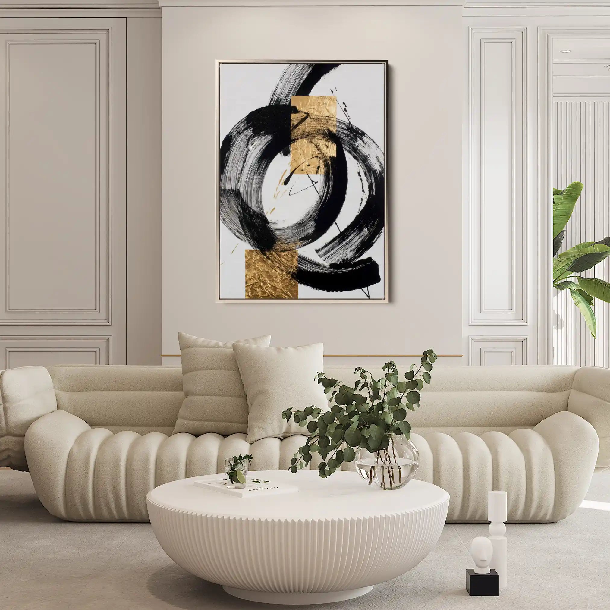 Abstract 1784 Canvas Art 60 x 40 cm / Stretched on hidden frame