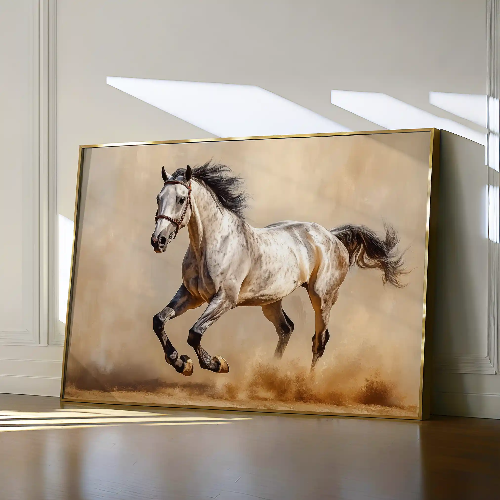 Horses 179 Canvas Art 90 x 60 cm / Stretched on hidden frame