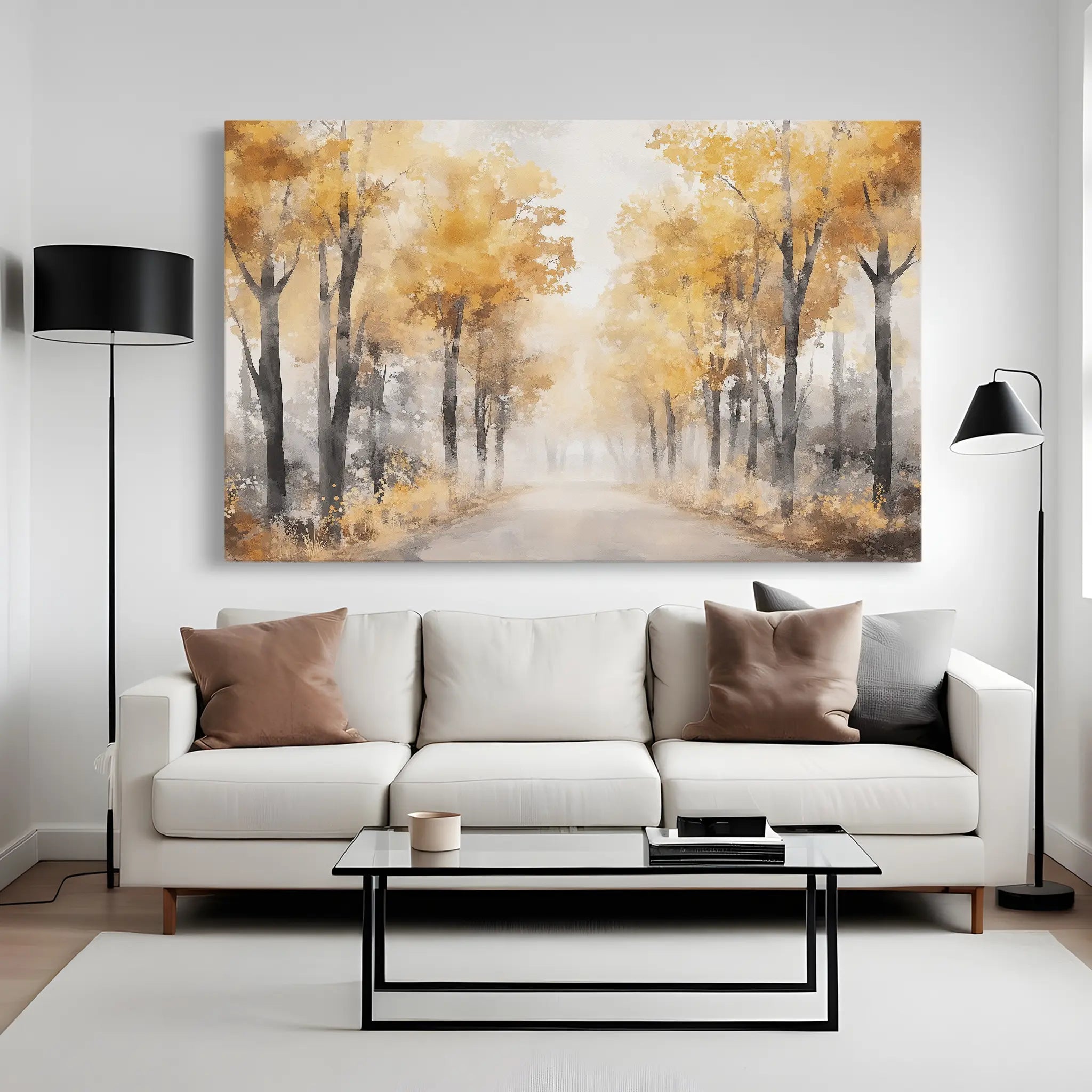 Landscape Canvas Wall Art WAD179-L 90 x 60 cm / Stretched on hidden frame