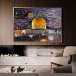 Palestine 179 Canvas Art 60 x 40 cm / Stretched on hidden frame