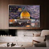 Palestine 179 Canvas Art 60 x 40 cm / Stretched on hidden frame