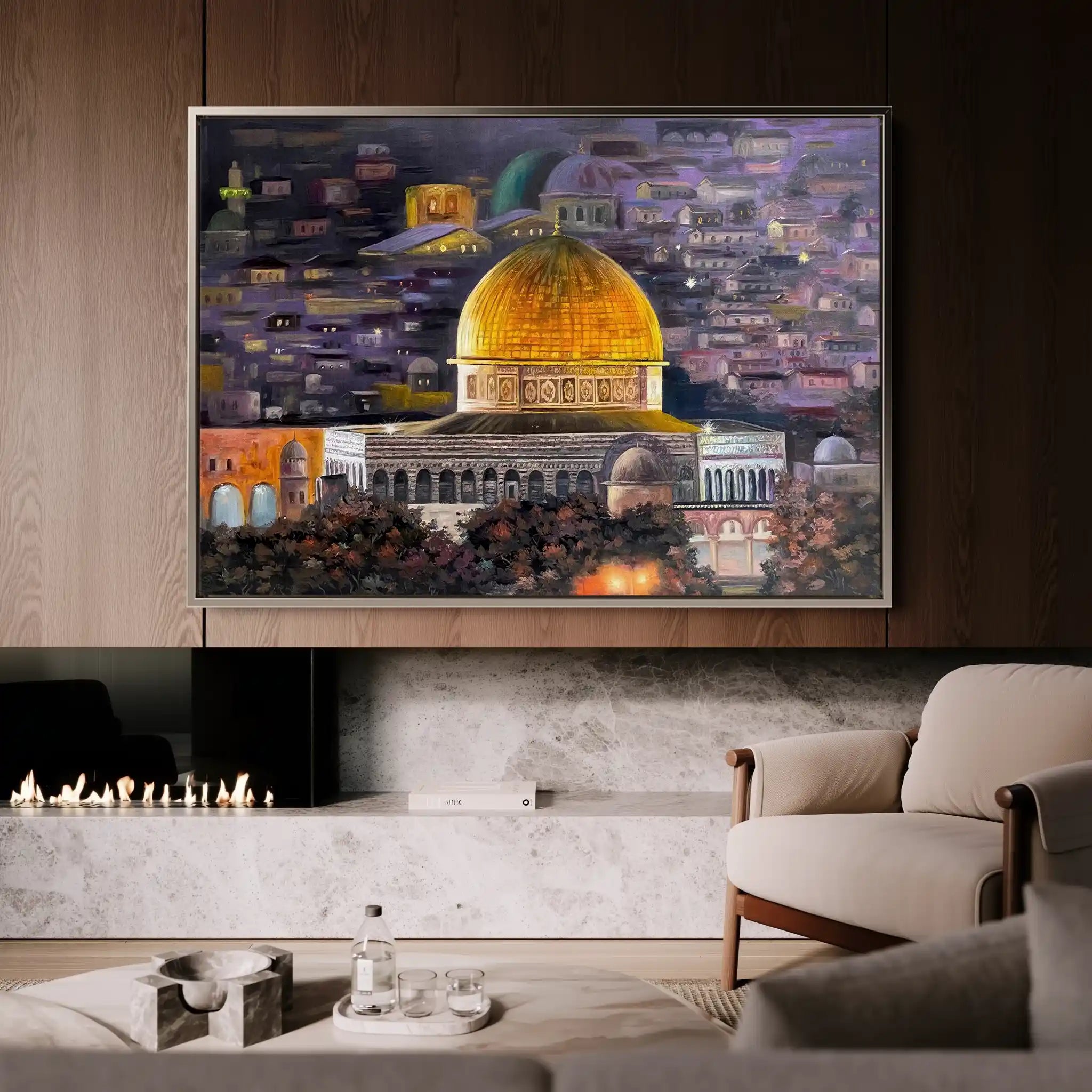 Palestine 179 Canvas Art 60 x 40 cm / Stretched on hidden frame