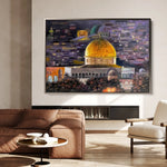 Palestine 179 Canvas Art 60 x 40 cm / Stretched on hidden frame
