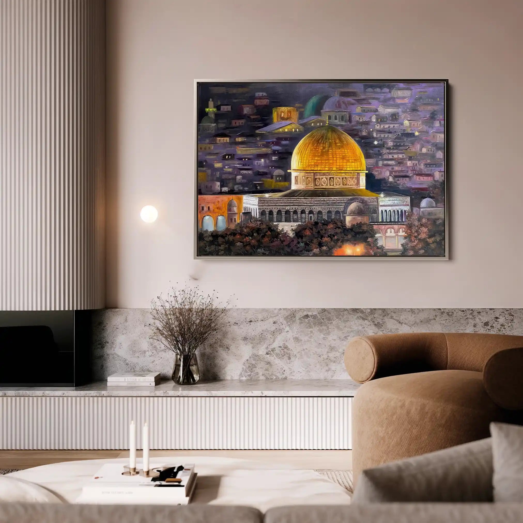 Palestine 179 Canvas Art 60 x 40 cm / Stretched on hidden frame