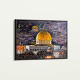 Palestine 179 Canvas Art 60 x 40 cm / Stretched on hidden frame