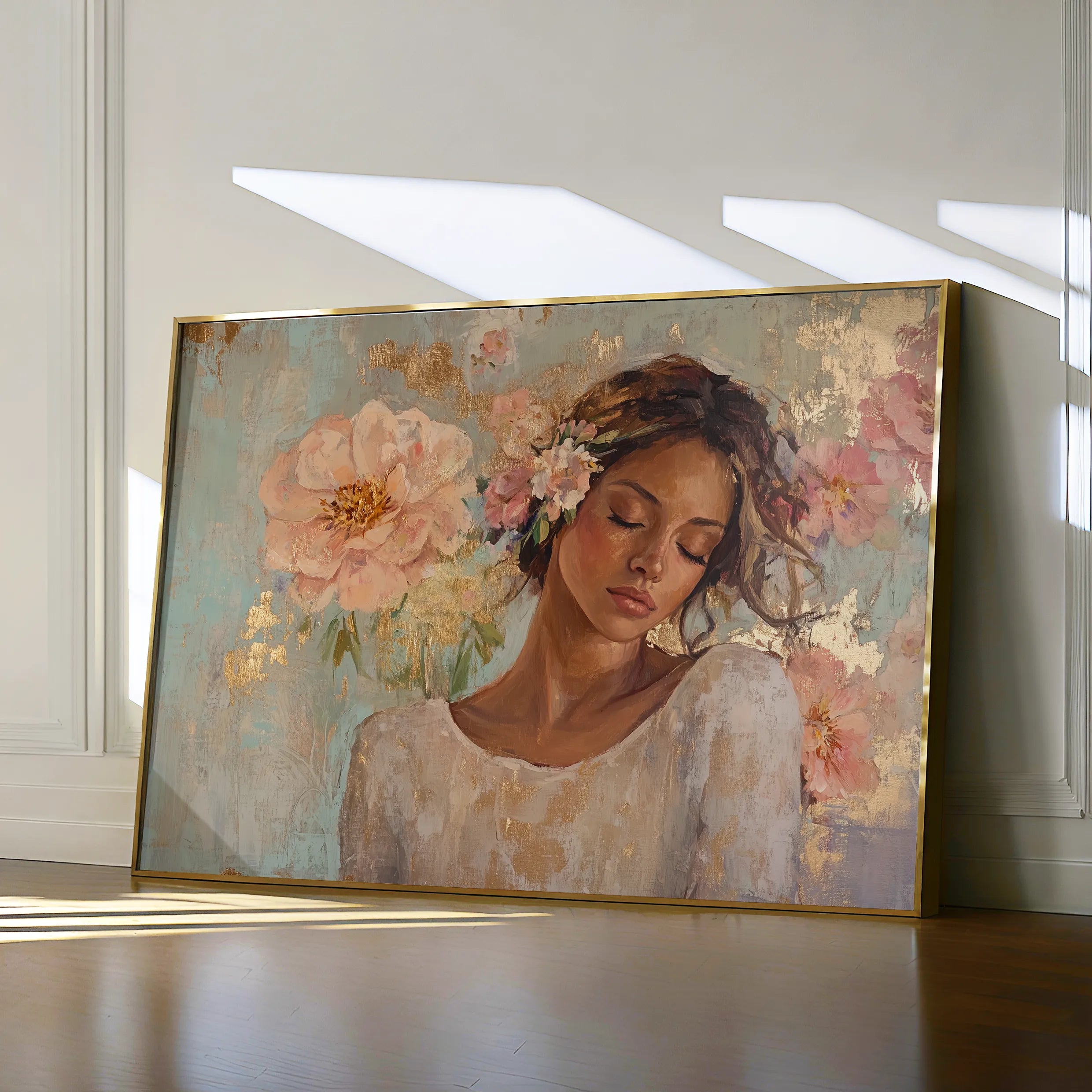 Portrait Canvas Wall Art WAD179-P 90 x 60 cm / Stretched on hidden frame