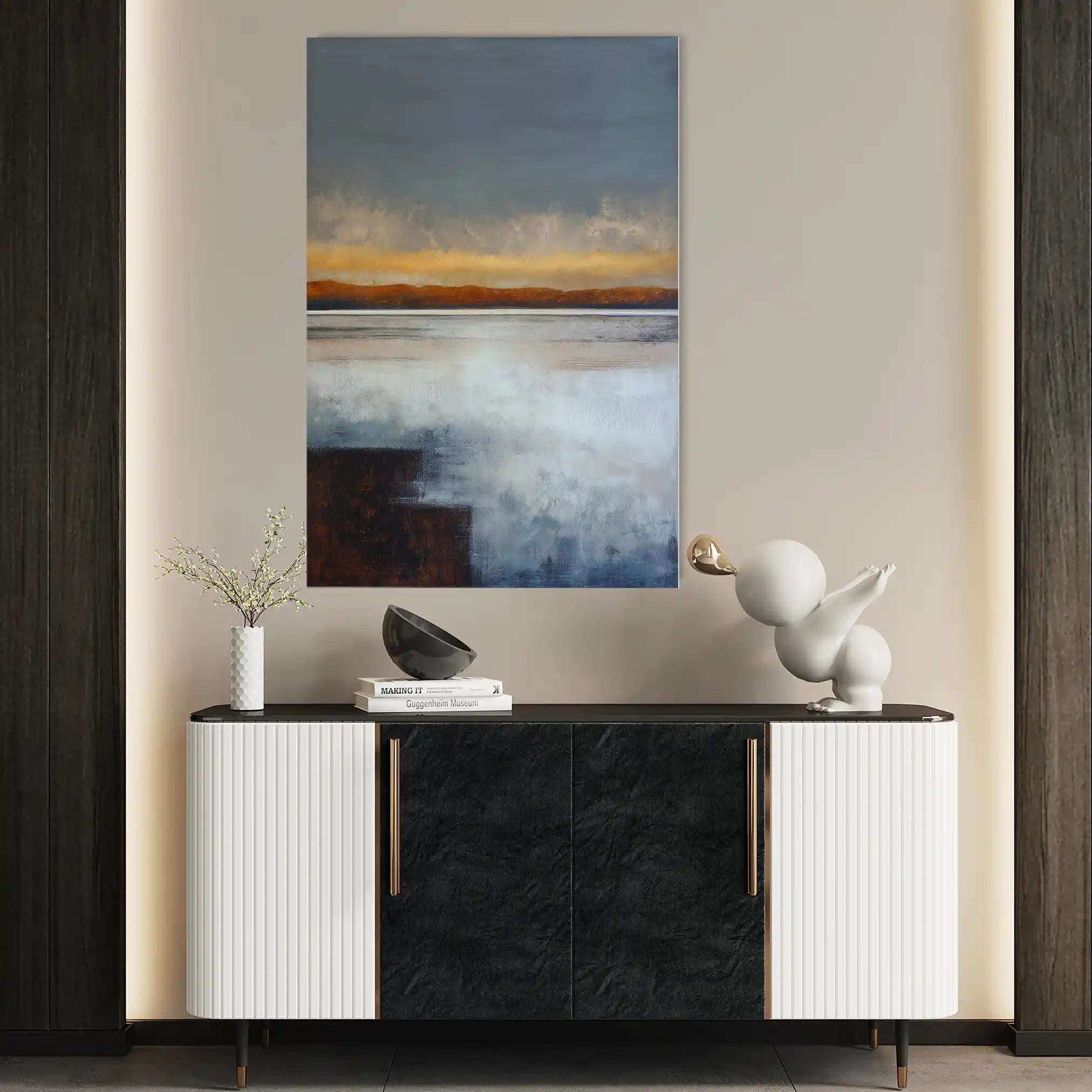 Abstract 1792 Canvas Art 60 x 40 cm / Stretched on hidden frame