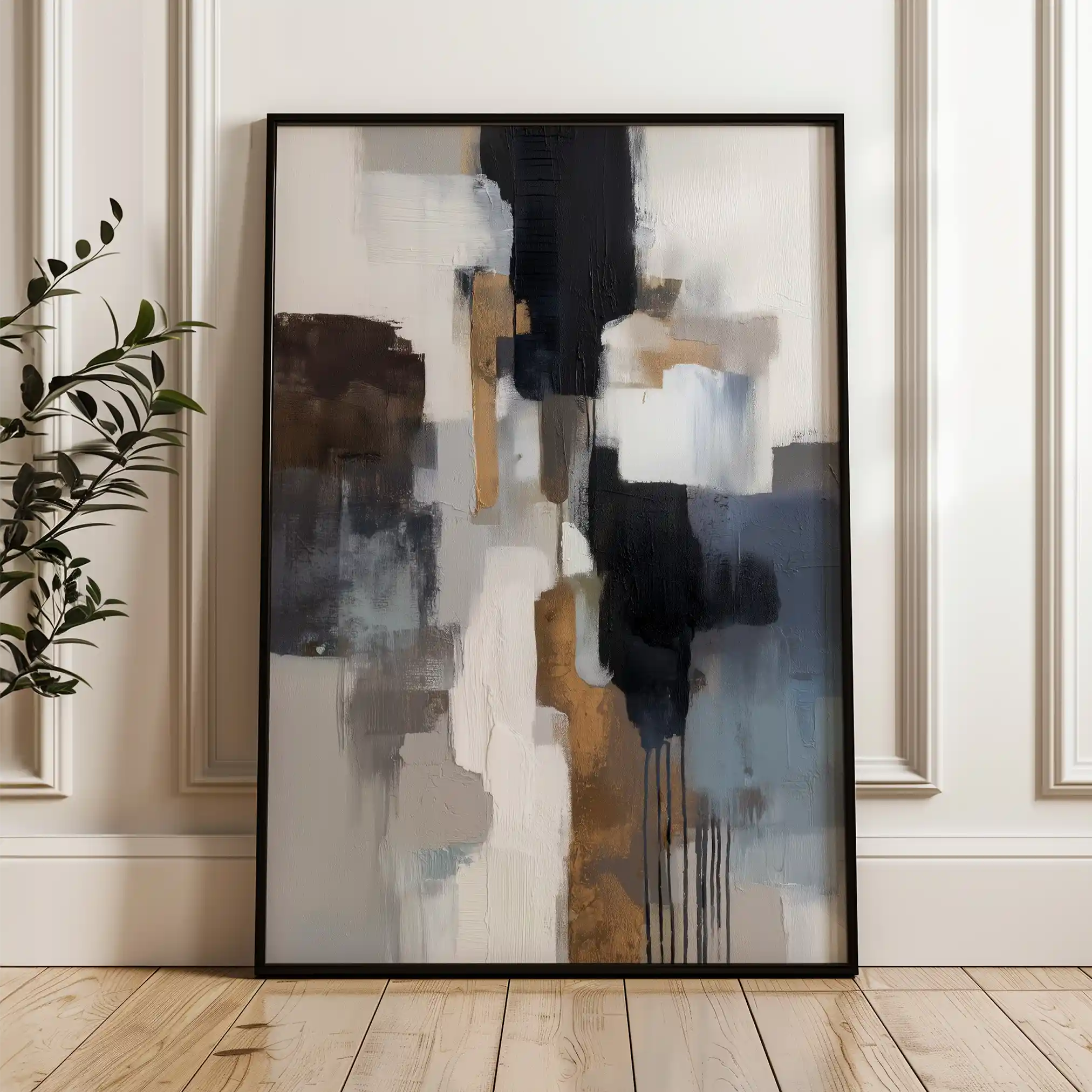 Abstract 1793 Canvas Art 60 x 40 cm / Stretched on hidden frame