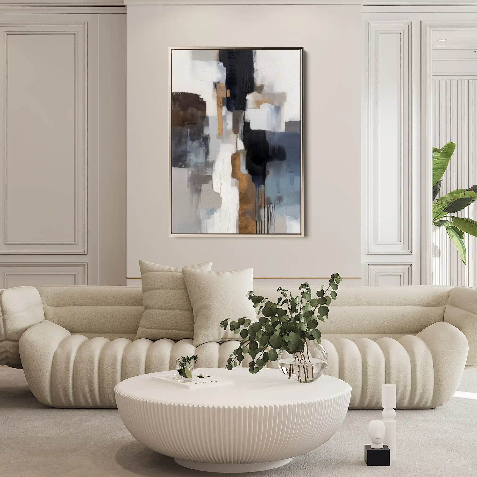 Abstract 1793 Canvas Art 60 x 40 cm / Stretched on hidden frame