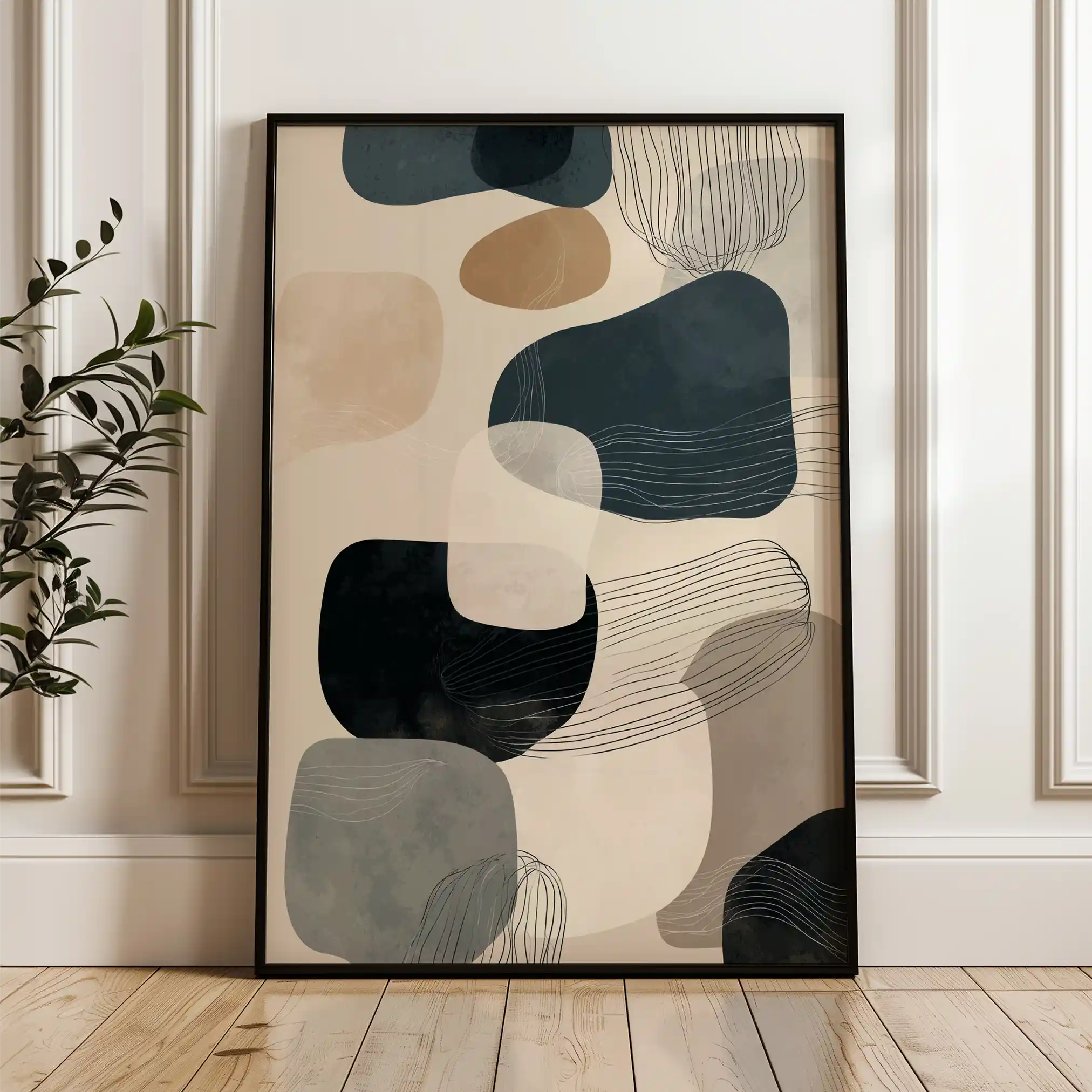 Abstract 1794 Canvas Art 60 x 40 cm / Stretched on hidden frame