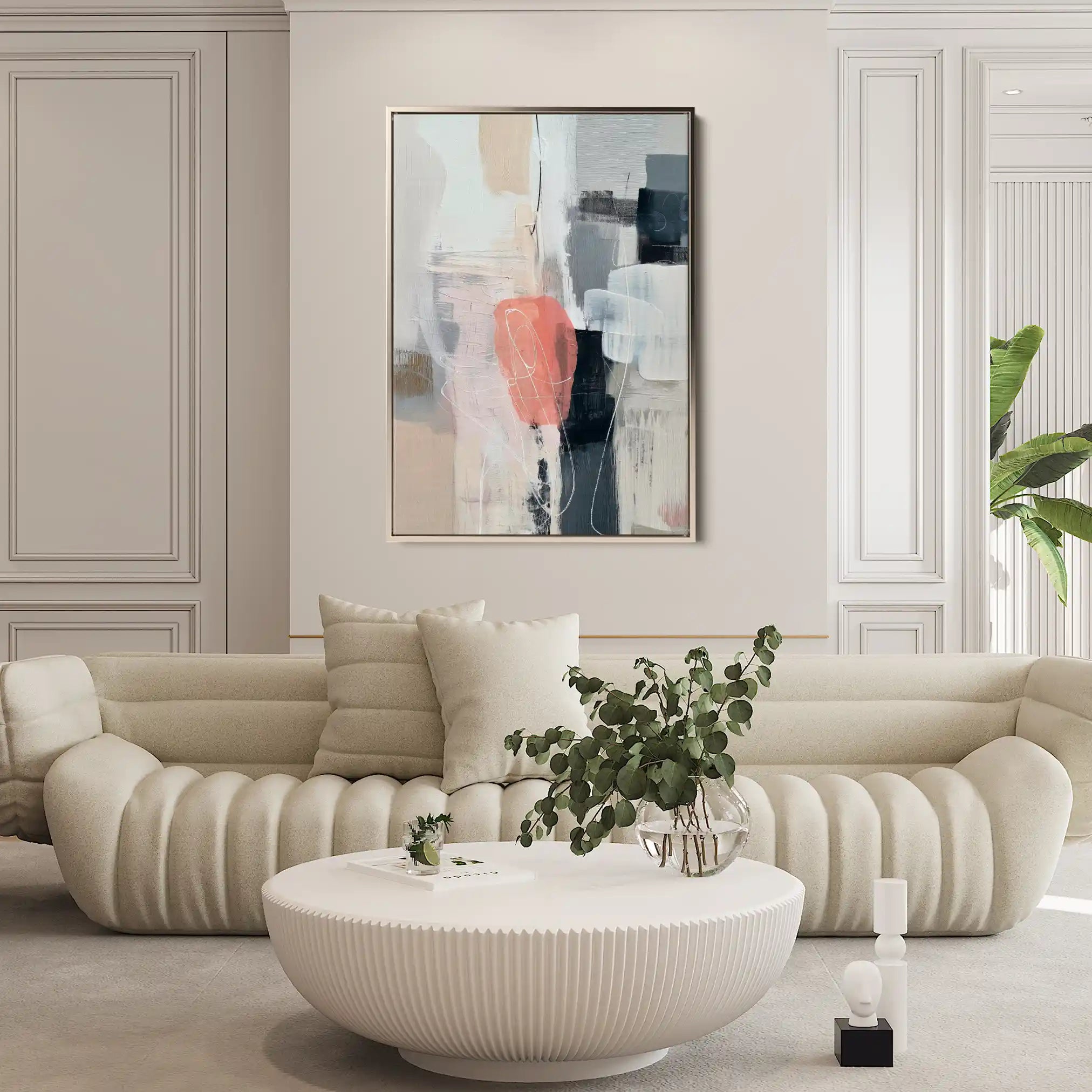 Abstract 1796 Canvas Art 60 x 40 cm / Stretched on hidden frame