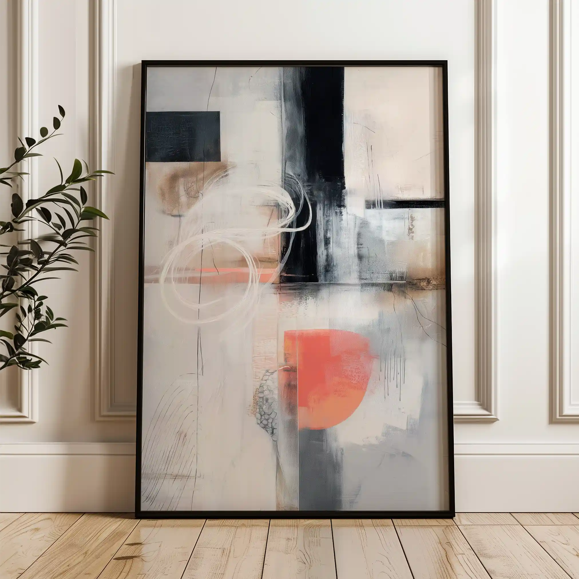 Abstract 1797 Canvas Art 60 x 40 cm / Stretched on hidden frame