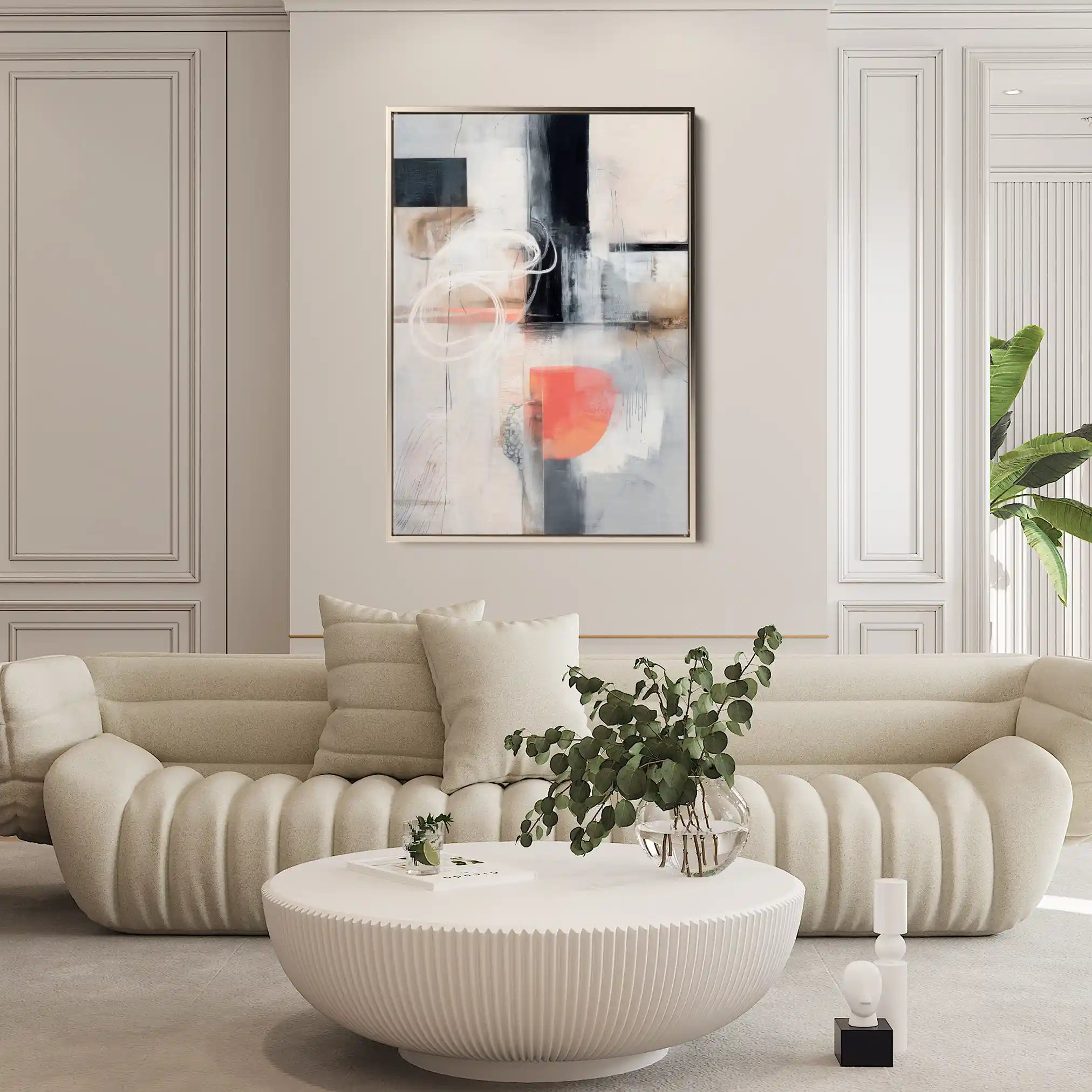 Abstract 1797 Canvas Art 60 x 40 cm / Stretched on hidden frame