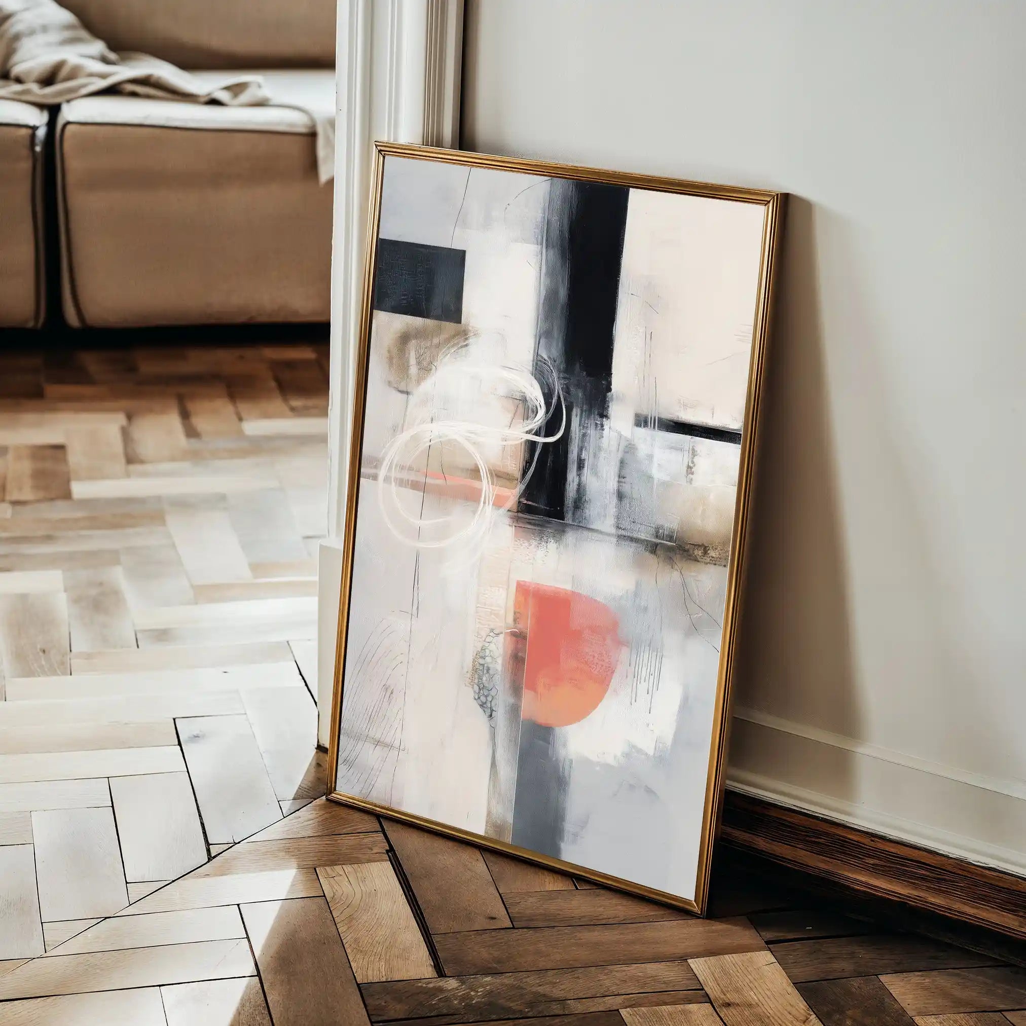 Abstract 1797 Canvas Art 60 x 40 cm / Stretched on hidden frame
