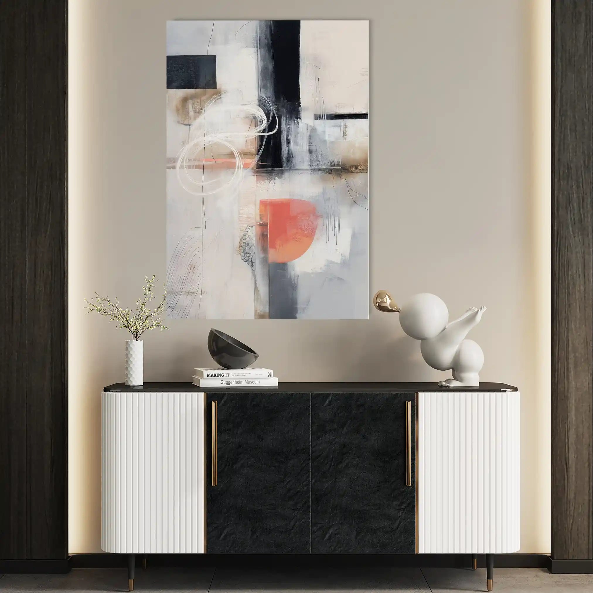 Abstract 1797 Canvas Art 60 x 40 cm / Stretched on hidden frame