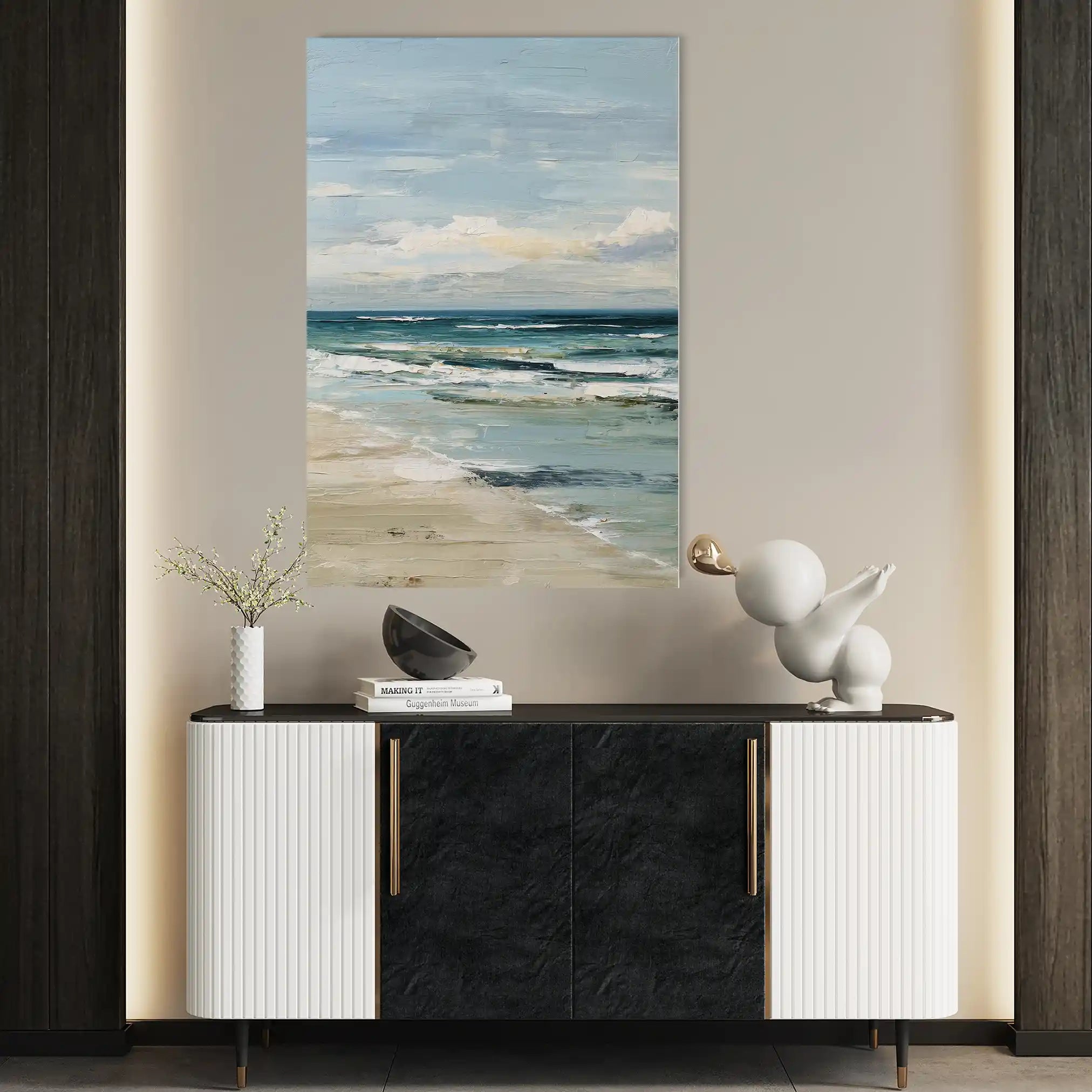 Abstract 1799 Canvas Art 60 x 40 cm / Stretched on hidden frame
