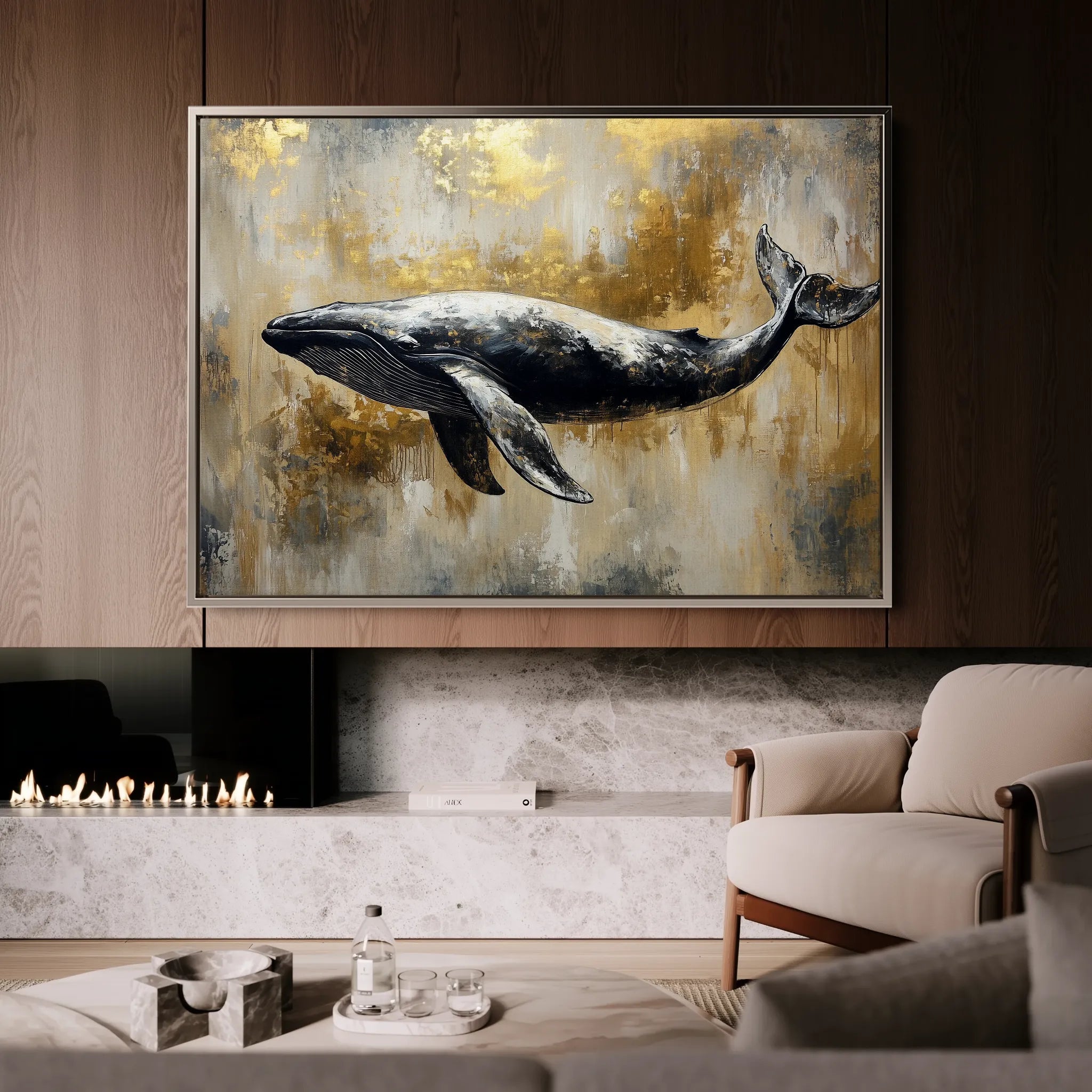 Animals Canvas Wall Art WAD180-AN 90 x 60 cm / Stretched on hidden frame