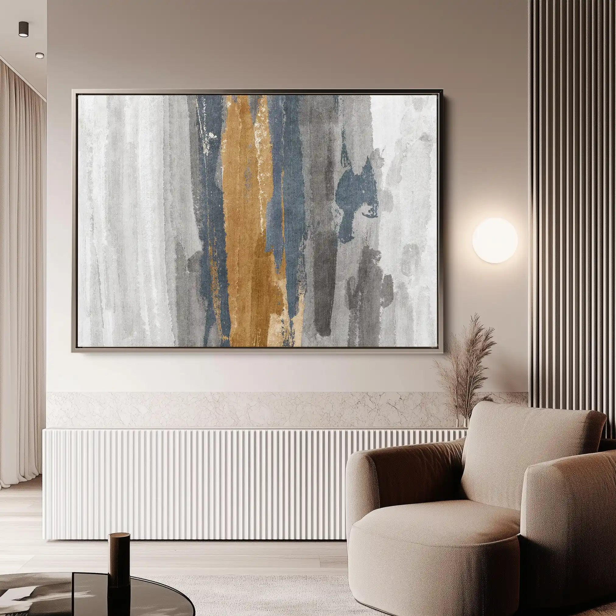 Abstract 180 Canvas Art 60 x 40 cm / Stretched on hidden frame