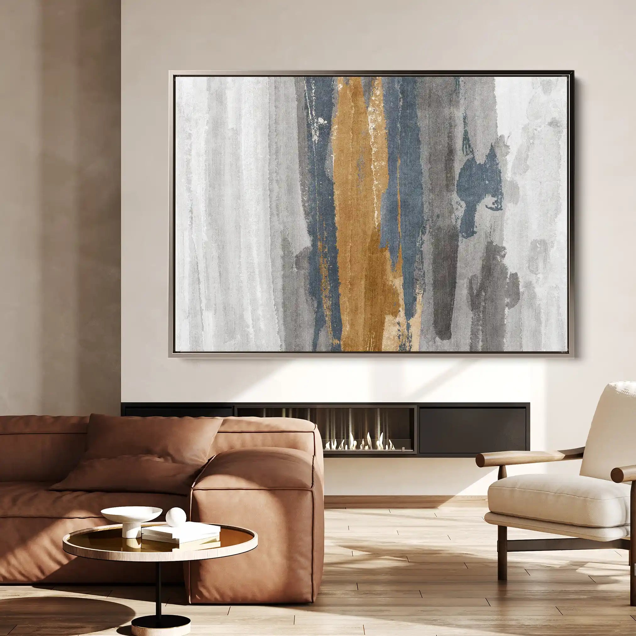 Abstract 180 Canvas Art 60 x 40 cm / Stretched on hidden frame