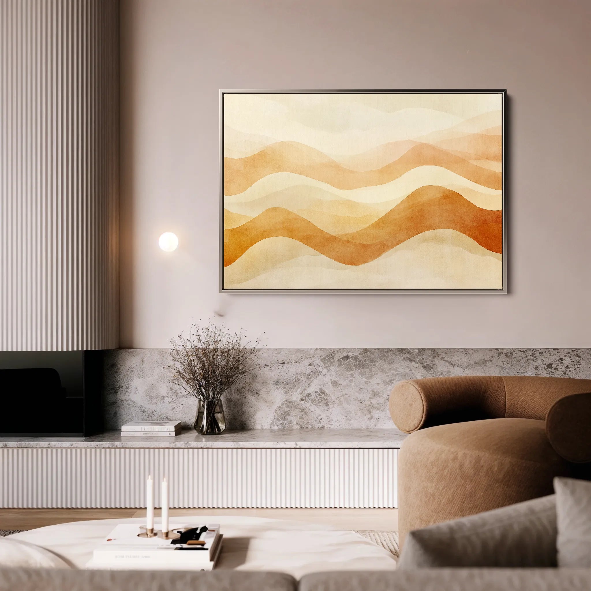 Boho Canvas Wall Art WAD180-BH 90 x 60 cm / Stretched on hidden frame