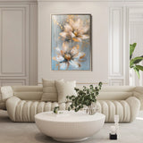 Floral Canvas Wall Art WAD180-F 90 x 60 cm / Stretched on hidden frame