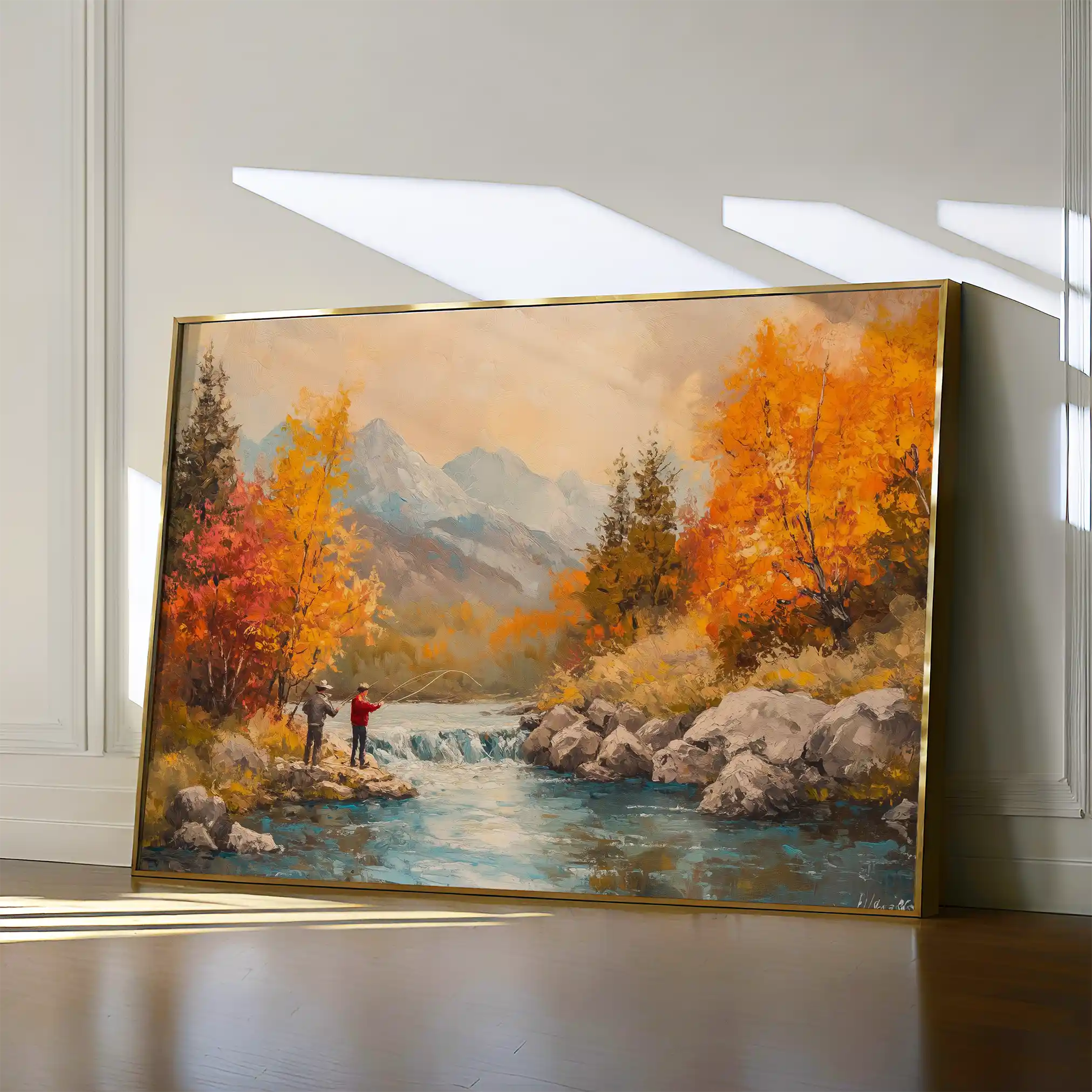 Landscape 180 Canvas Art 90 x 60 cm / Stretched on hidden frame