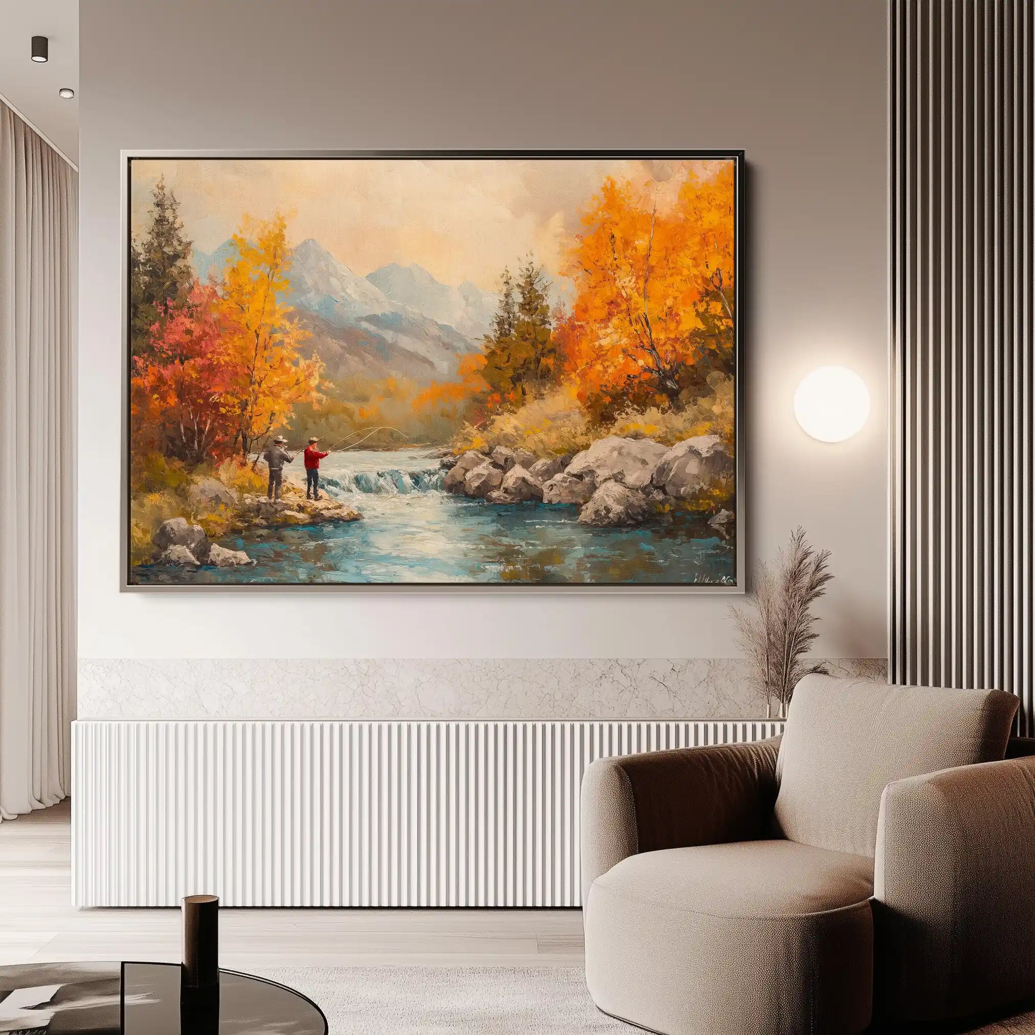 Landscape 180 Canvas Art 90 x 60 cm / Stretched on hidden frame