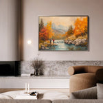 Landscape 180 Canvas Art 90 x 60 cm / Stretched on hidden frame