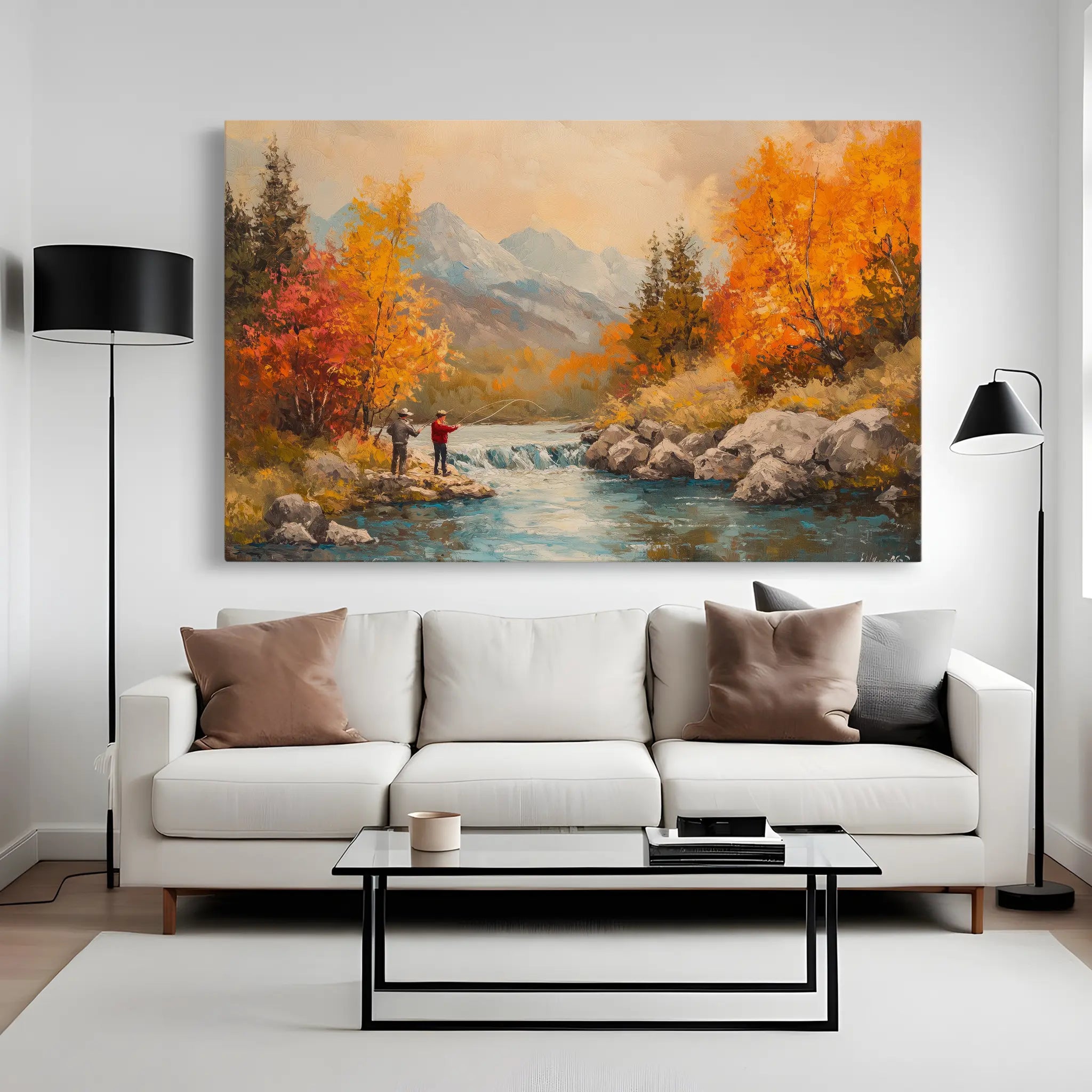 Landscape Canvas Wall Art WAD180-L 90 x 60 cm / Stretched on hidden frame