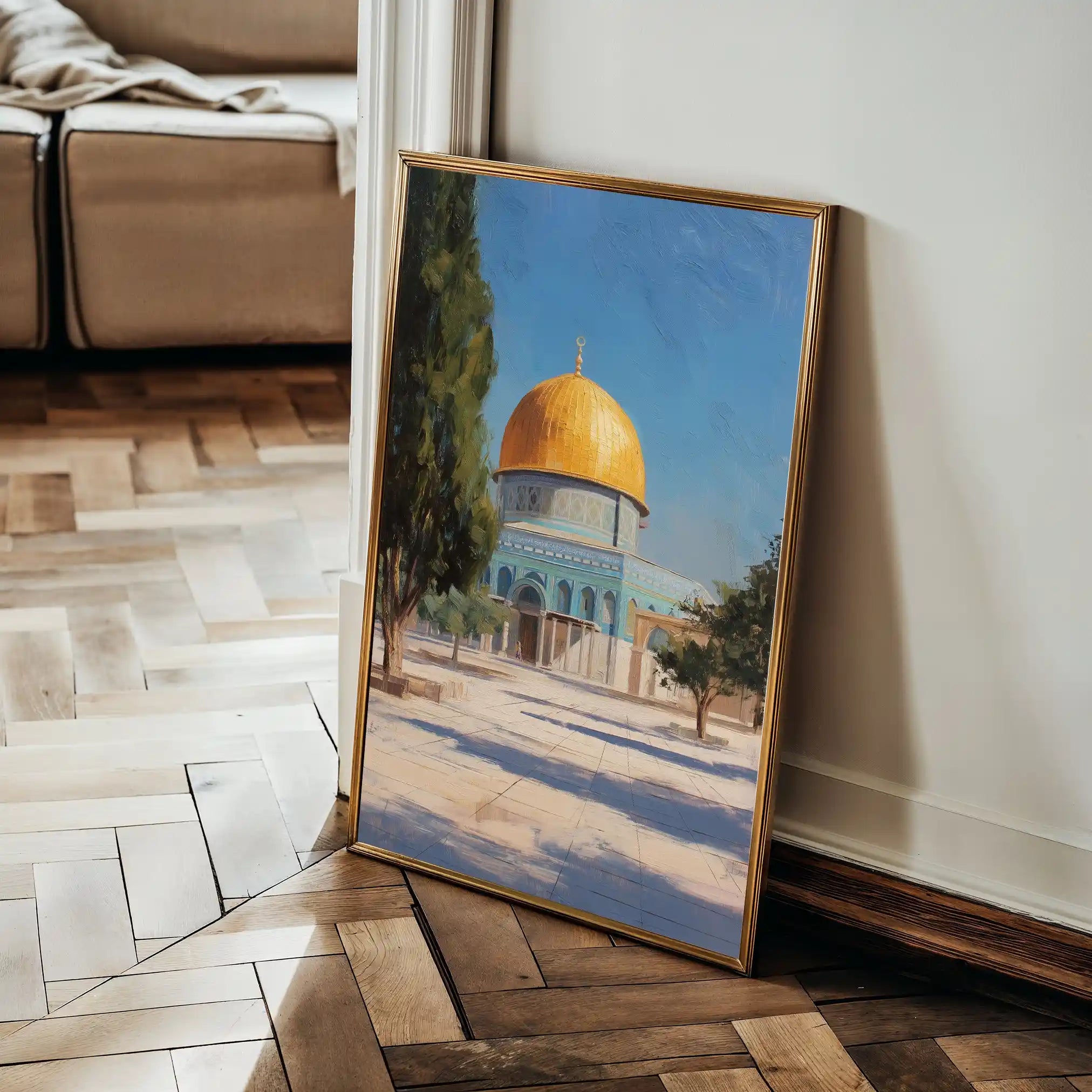 Palestine 180 Canvas Art 60 x 40 cm / Stretched on hidden frame