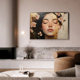 Portrait 180 Canvas Art 90 x 60 cm / Stretched on hidden frame