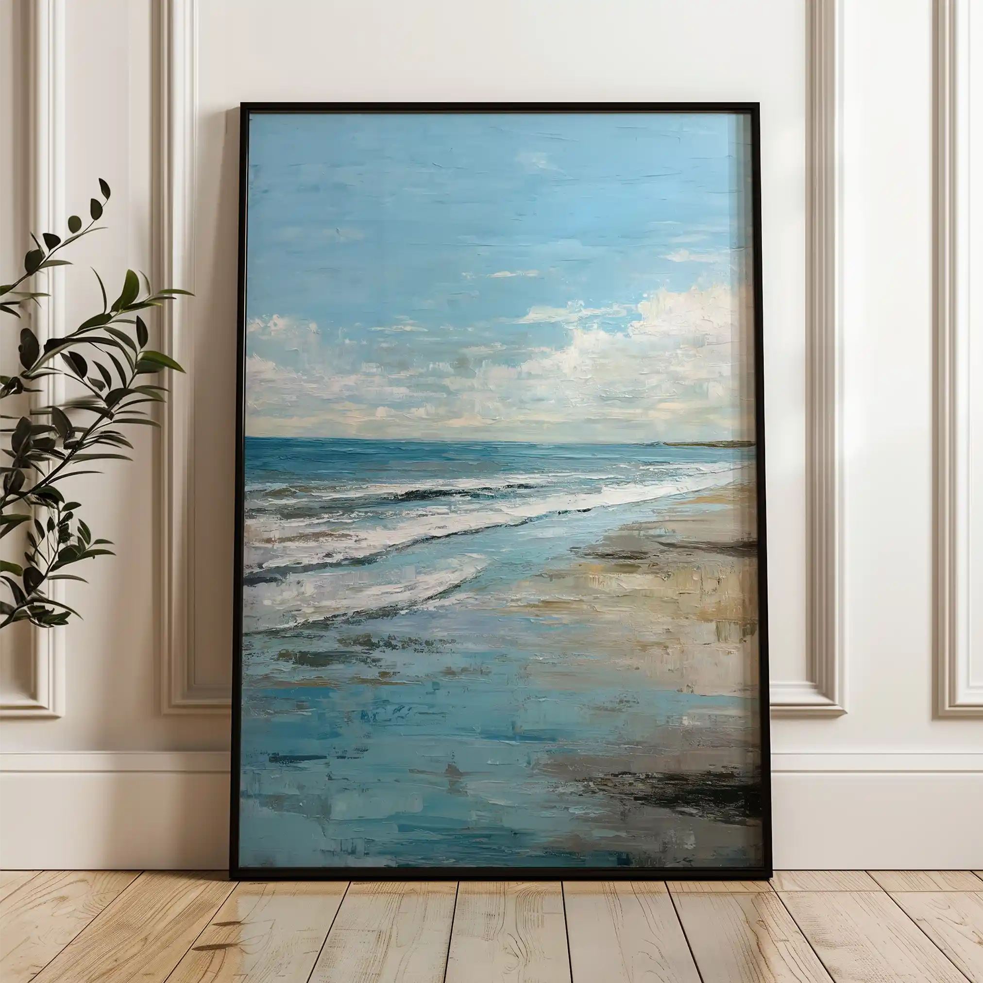 Abstract 1800 Canvas Art 60 x 40 cm / Stretched on hidden frame