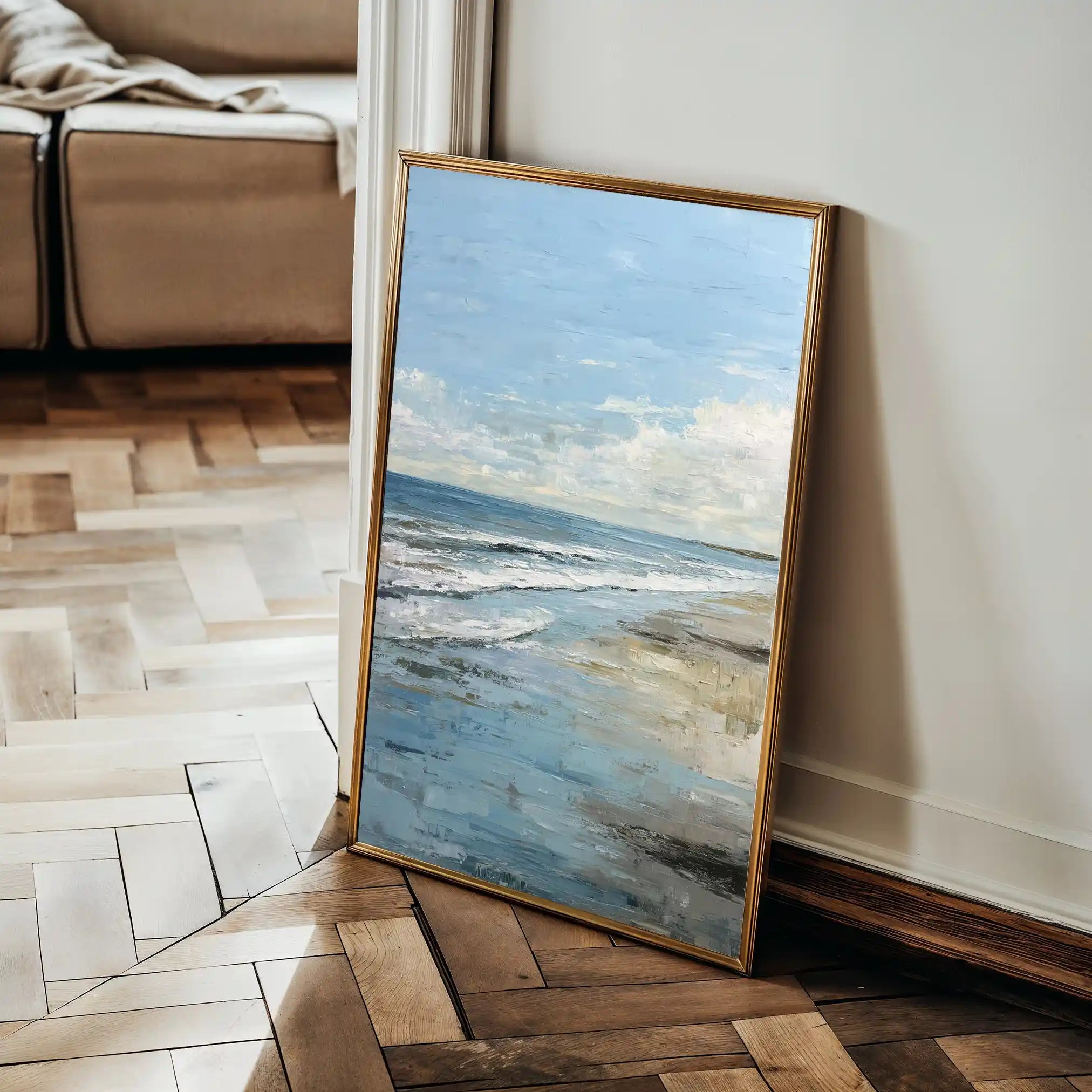 Abstract 1800 Canvas Art 60 x 40 cm / Stretched on hidden frame