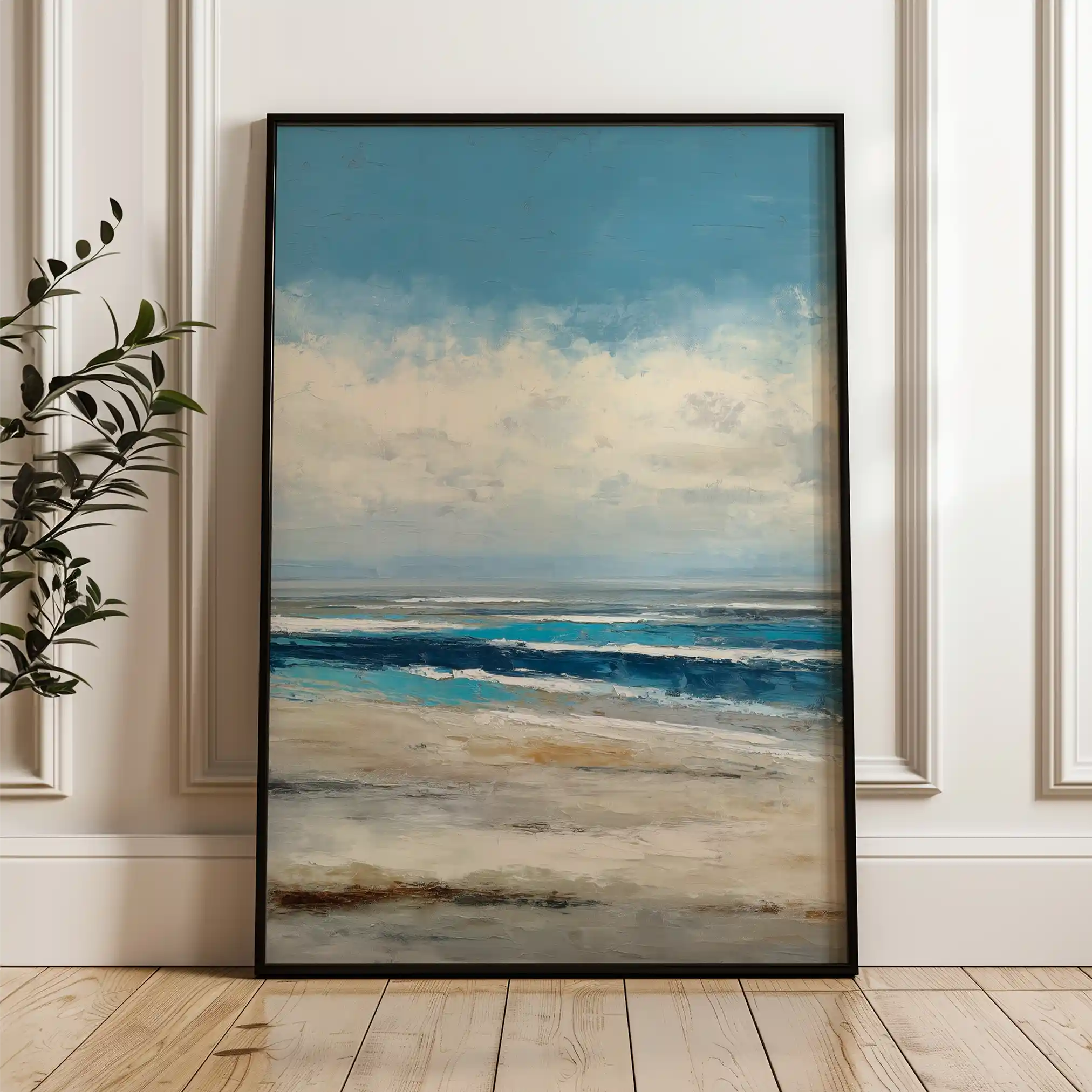Abstract 1801 Canvas Art 60 x 40 cm / Stretched on hidden frame