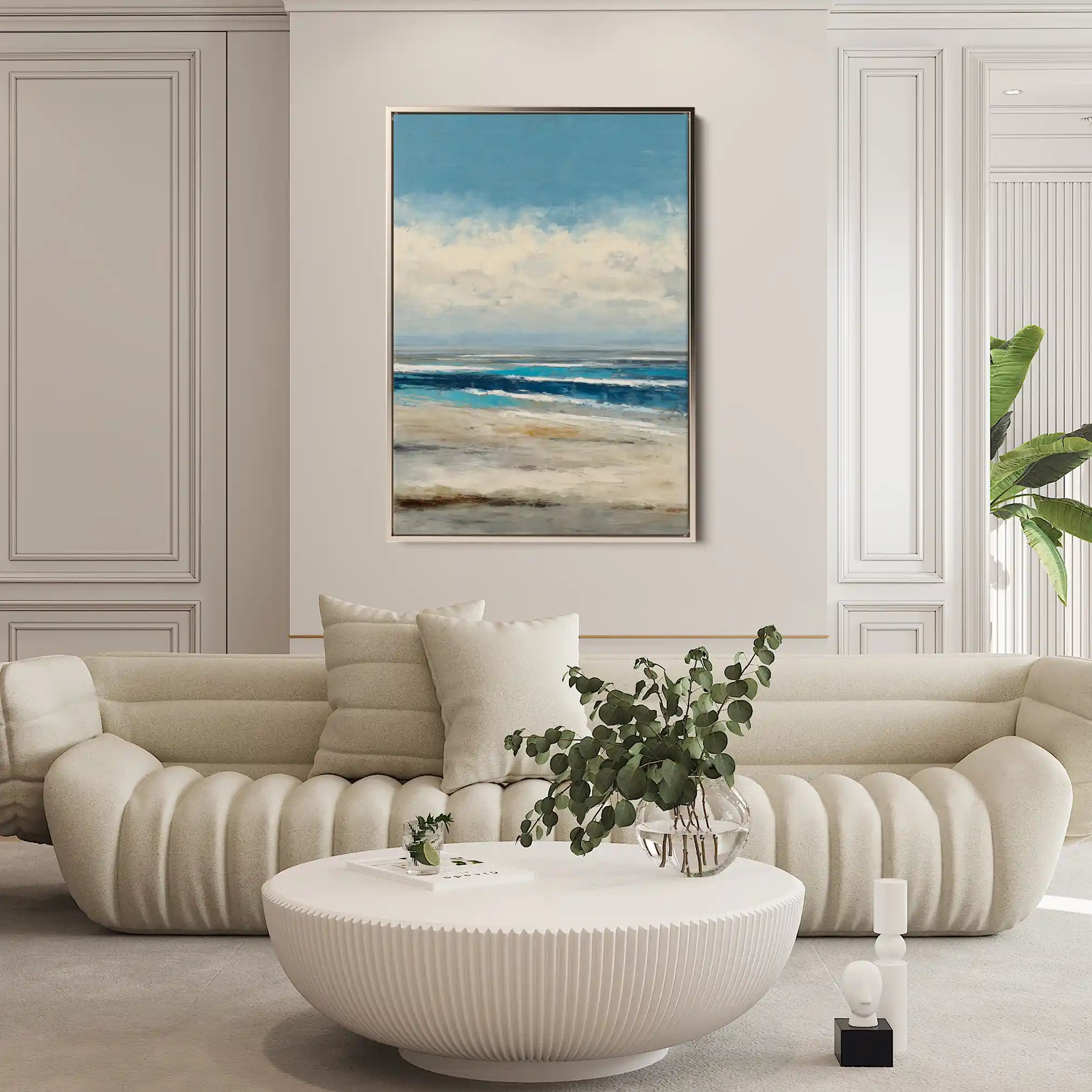 Abstract 1801 Canvas Art 60 x 40 cm / Stretched on hidden frame