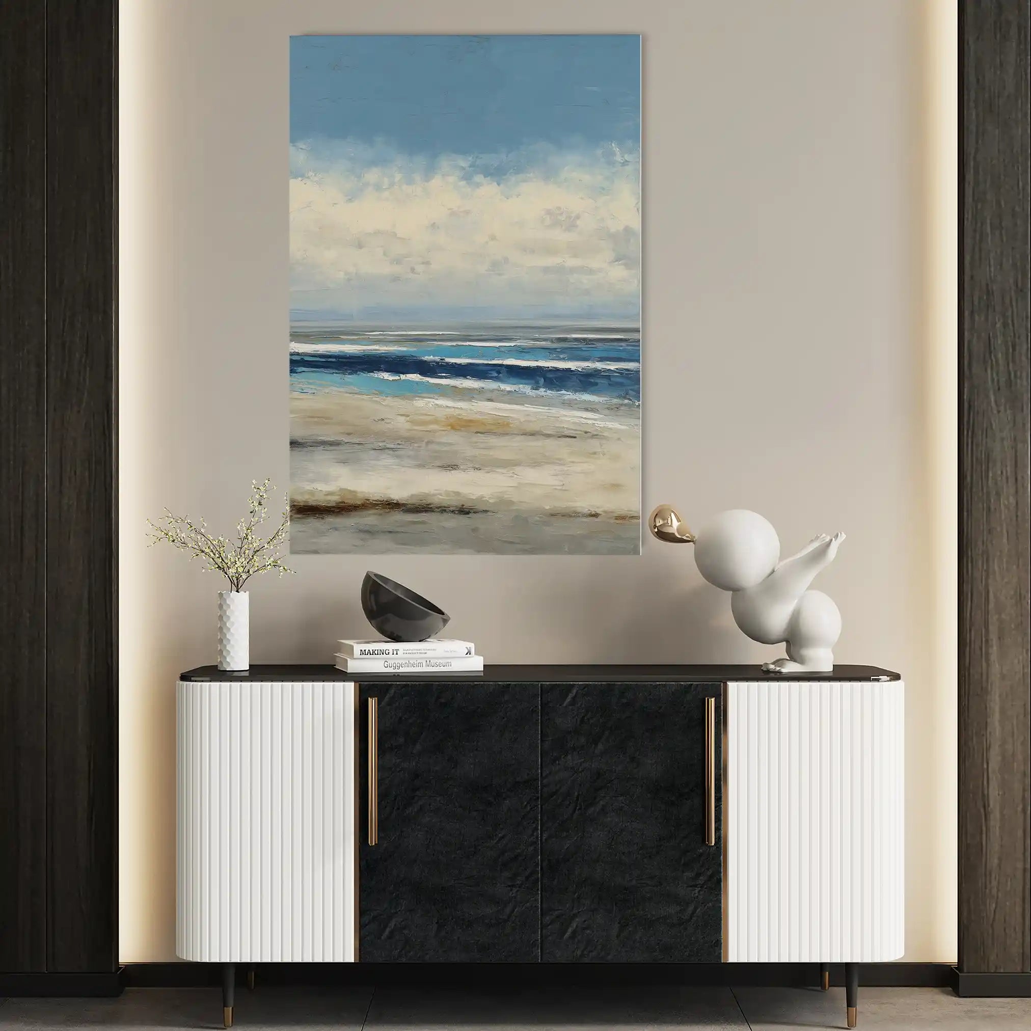Abstract 1801 Canvas Art 60 x 40 cm / Stretched on hidden frame