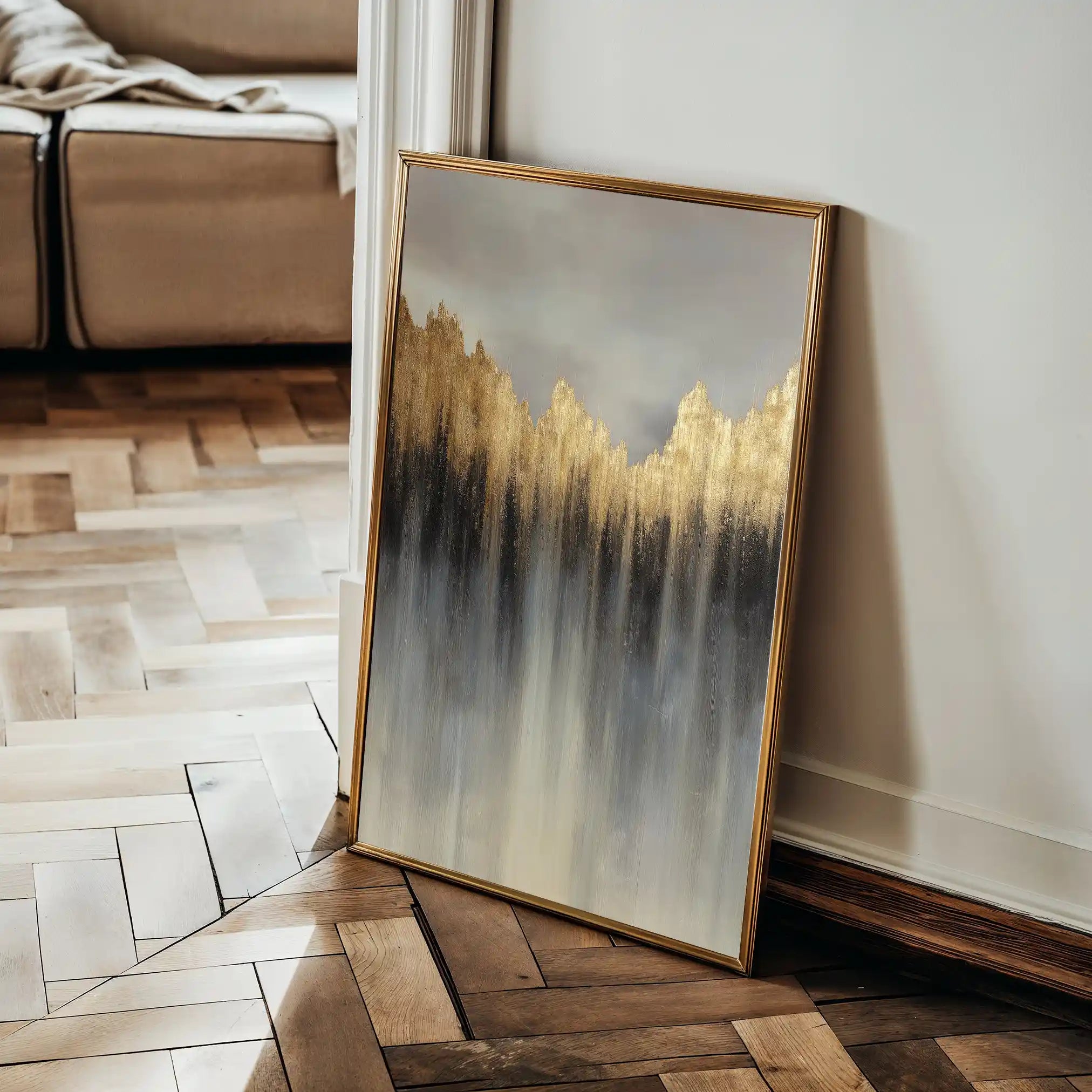 Abstract 1802 Canvas Art 60 x 40 cm / Stretched on hidden frame