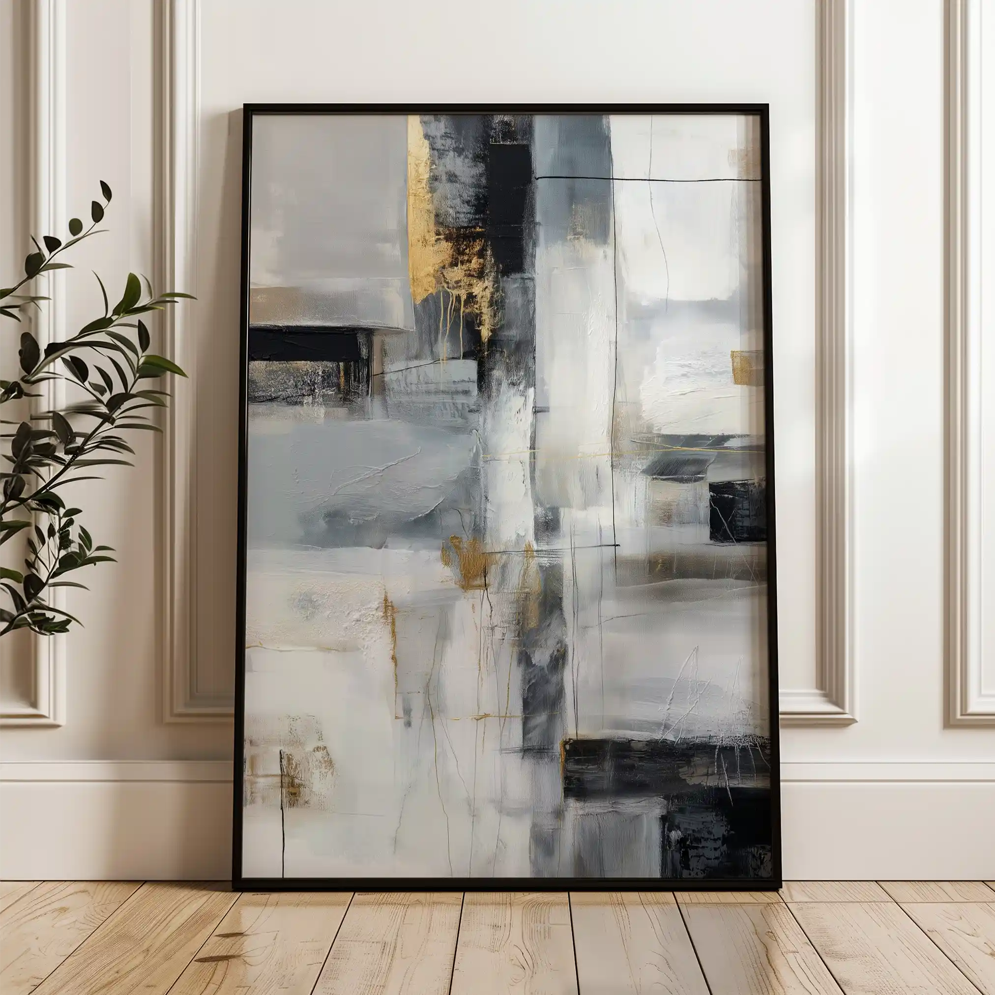 Abstract 1803 Canvas Art 60 x 40 cm / Stretched on hidden frame