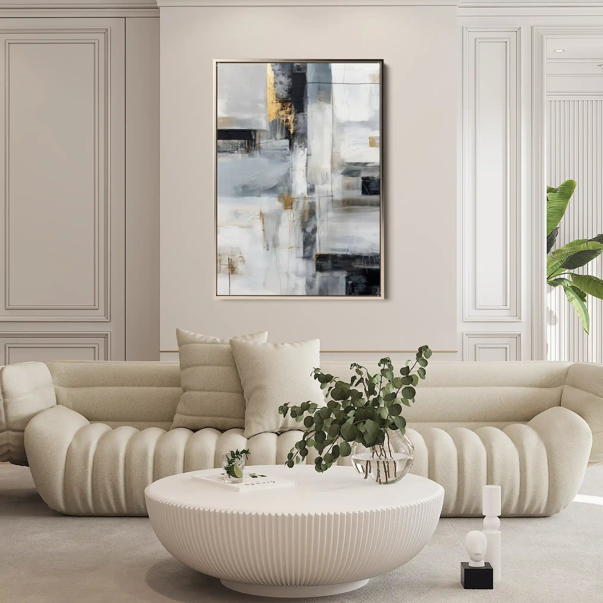 Abstract 1803 Canvas Art 60 x 40 cm / Stretched on hidden frame