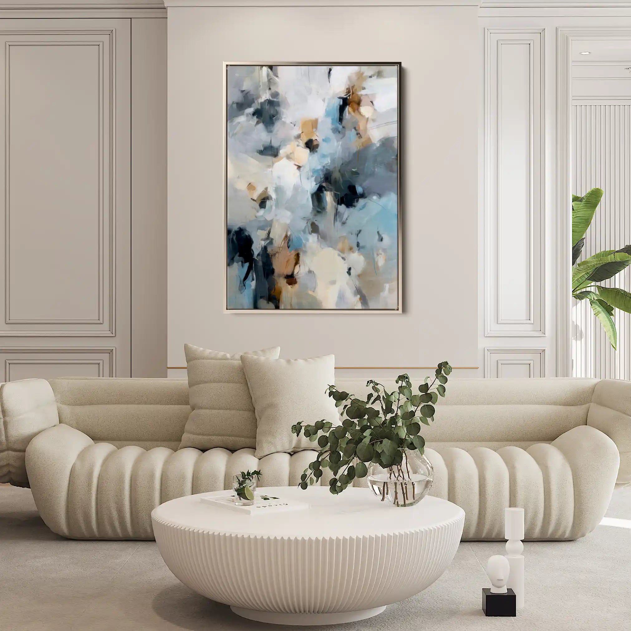Abstract 1804 Canvas Art 60 x 40 cm / Stretched on hidden frame